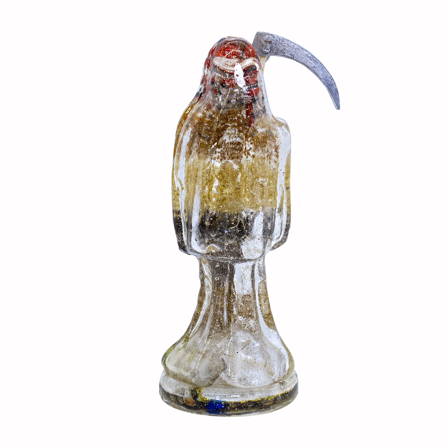 Santa Muerte 7 Potencias Semillas Transparente 15cm+libro