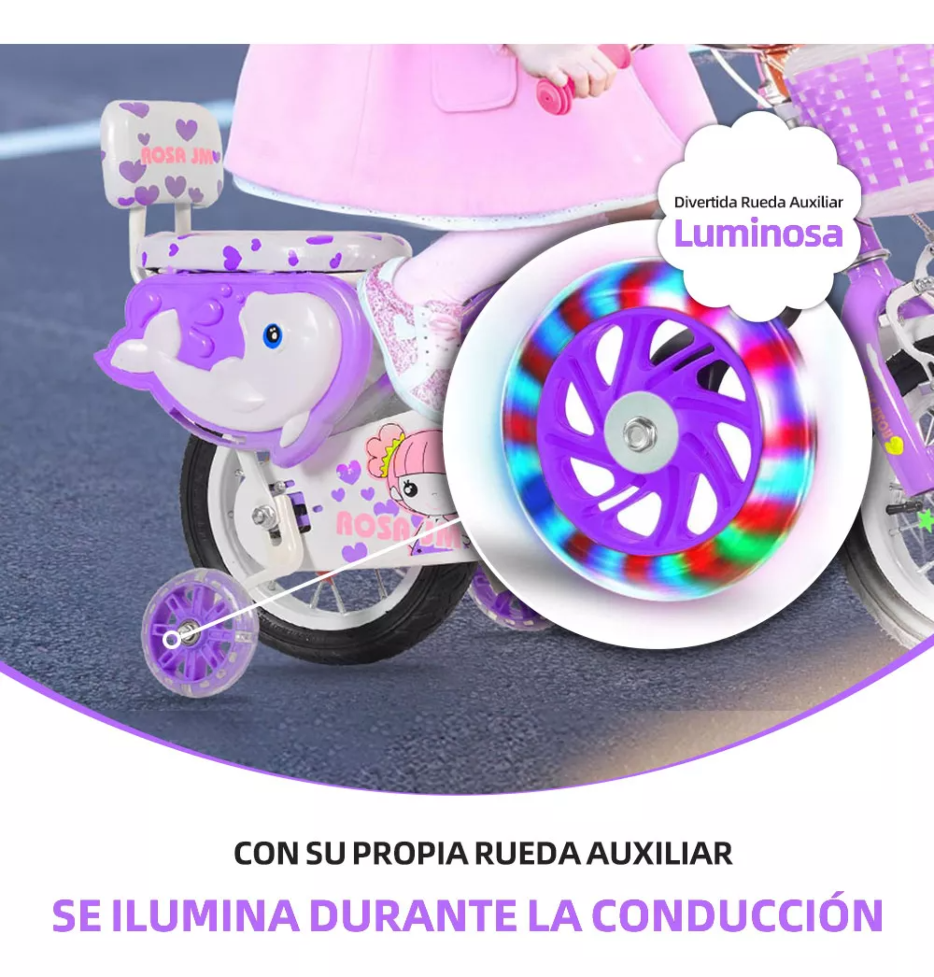 Bicicleta Infantil Para Niña R16 Entrenamiento Terrafit