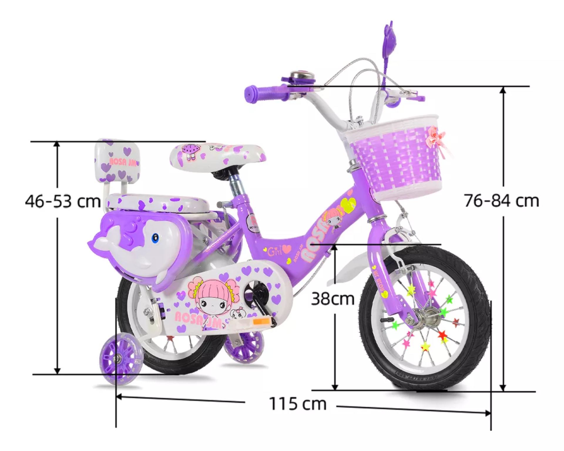 Bicicleta Infantil Para Niña R16 Entrenamiento Terrafit