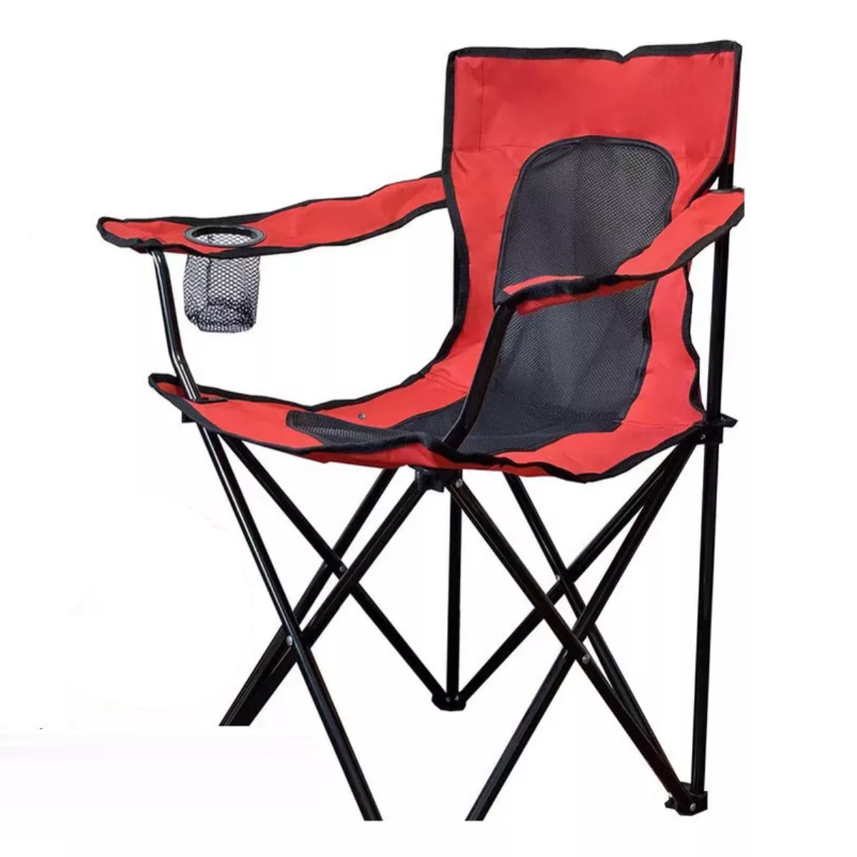Sillas Para Jardin Exterior Respirable Soporte Máximo 150kg Rojo