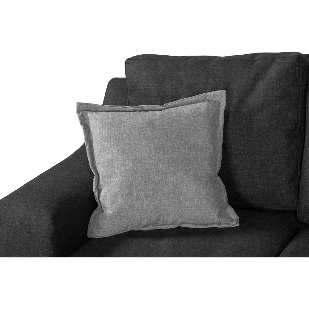 Sofá Chaise Dicasa Lyra Negro. ENTREGA SOLO EN CDMX Y AREA METROPOLITANA