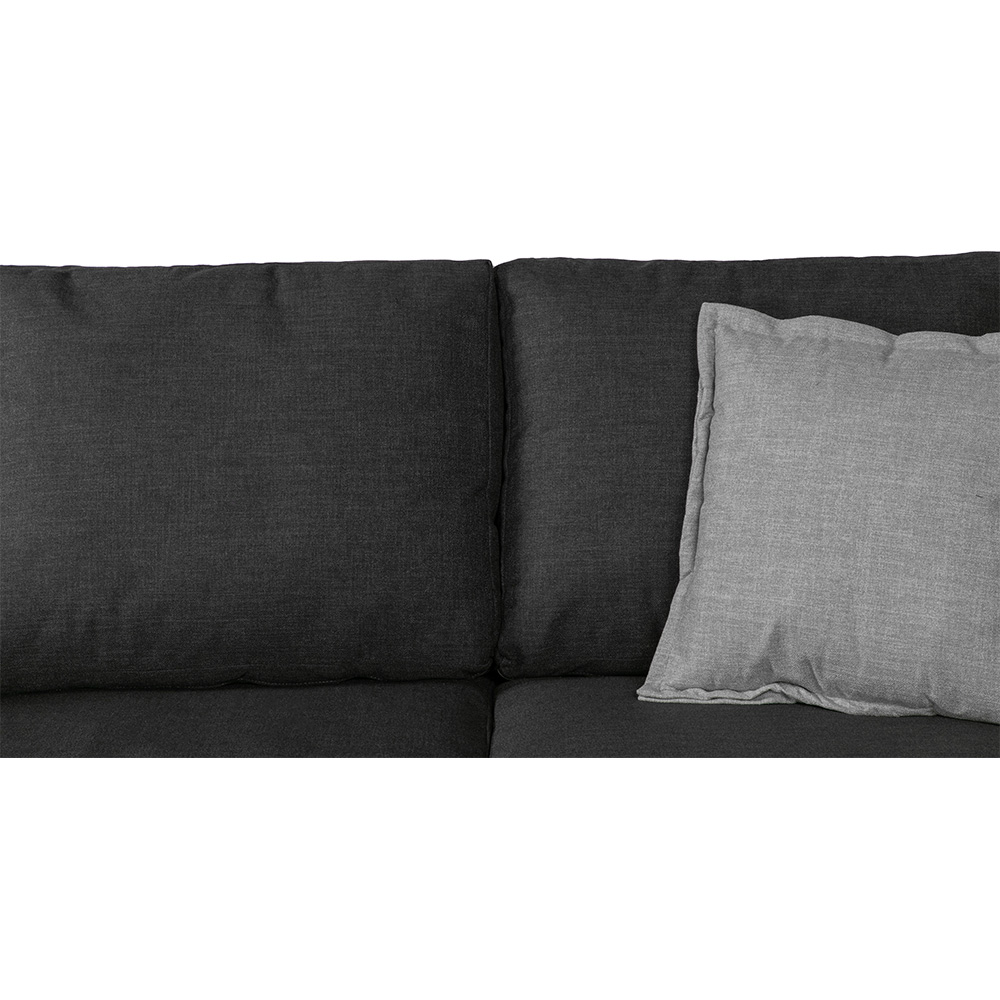 Sofá Chaise Dicasa Lyra Negro. ENTREGA SOLO EN CDMX Y AREA METROPOLITANA