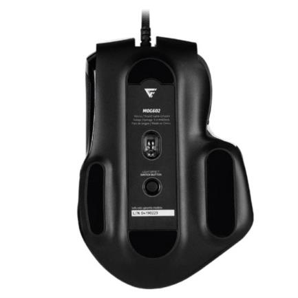 Mouse Game Factor MOG602 Click Láser Pixart 3370 19000 dpi 8 Botones Iluminación RGB Color Blanco