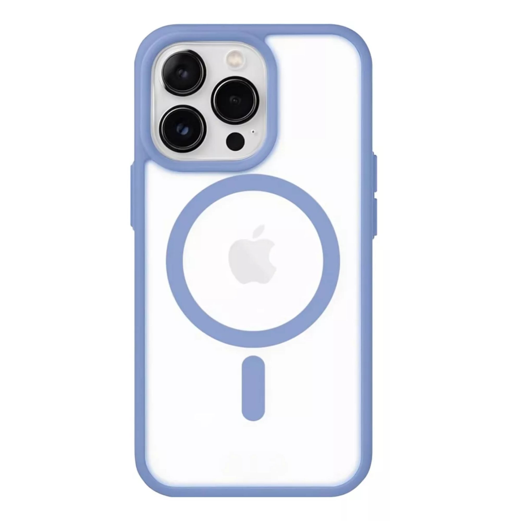 Funda Transparente Clear Case Color Para Iphone 16 plus / Azul sierra