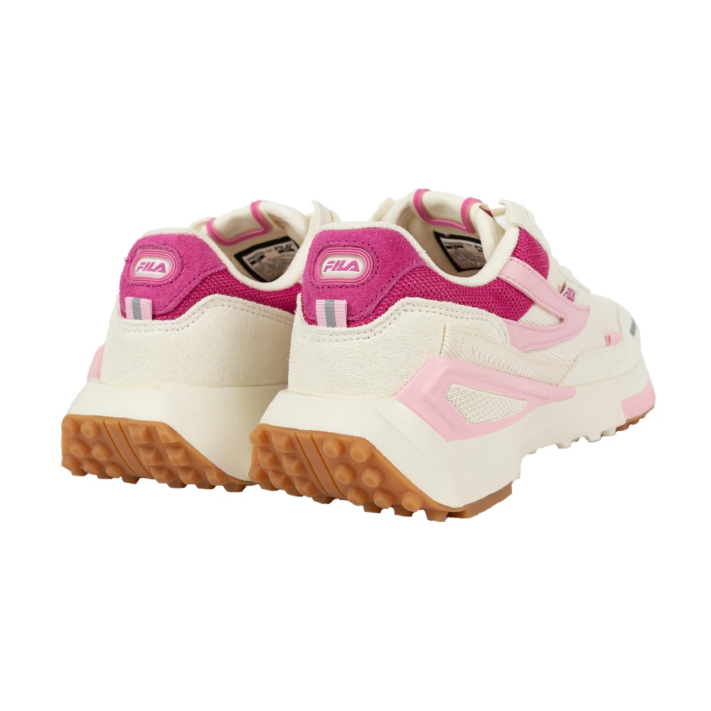 Tenis Fila Deportivo Levonte Beige-Rosa de Dama 5RM02599-154
