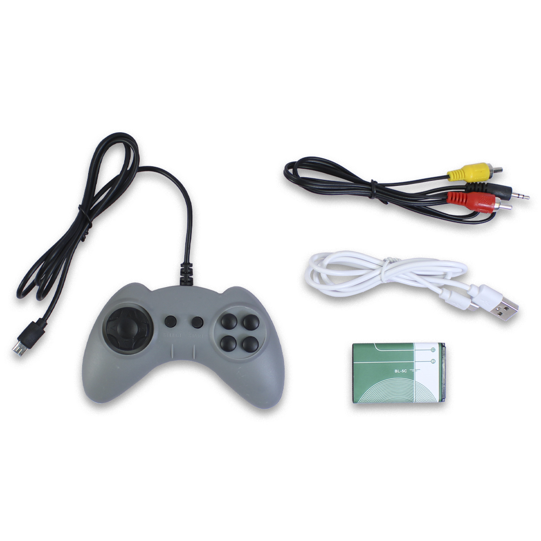 Consola de juegos portátil, retro súper mini reproductor de juegos 520 juegos clásicos de 3.5 pulgadas, soporte de pantalla a color para conectar TV y dos jugadores