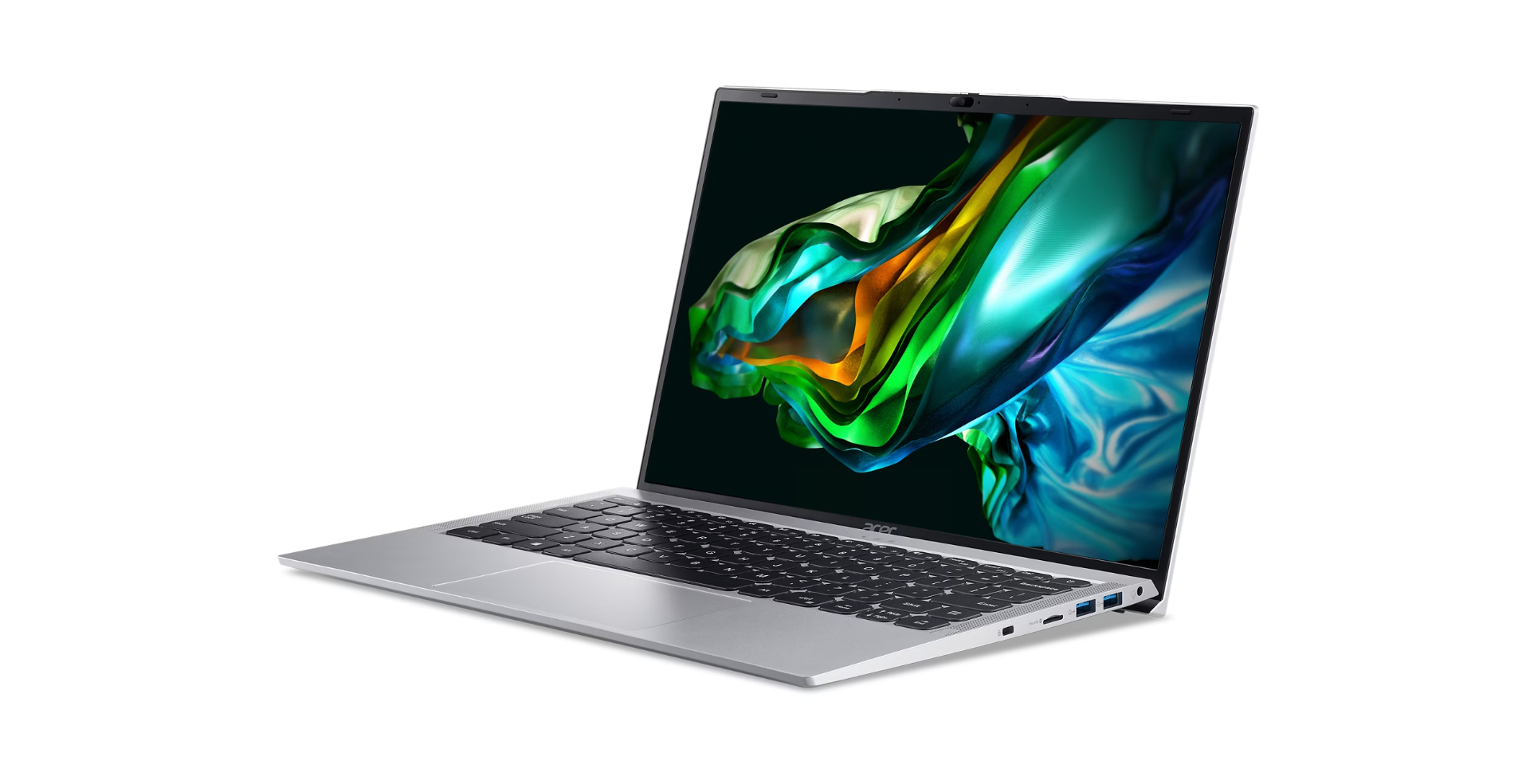 LAPTOP ACER ASPIRE CORE I5 1235U 512GB SSD 8GB DDR5 14" FHD TEC/ESP W11H PLATA AL-51M-51VM NX.KTWAL.001
