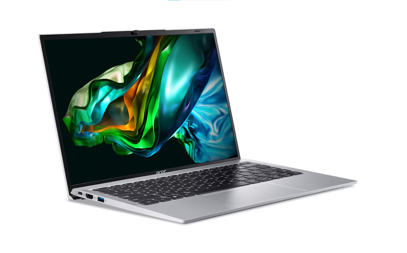 LAPTOP ACER ASPIRE CORE I5 1235U 512GB SSD 8GB DDR5 14" FHD TEC/ESP W11H PLATA AL-51M-51VM NX.KTWAL.001
