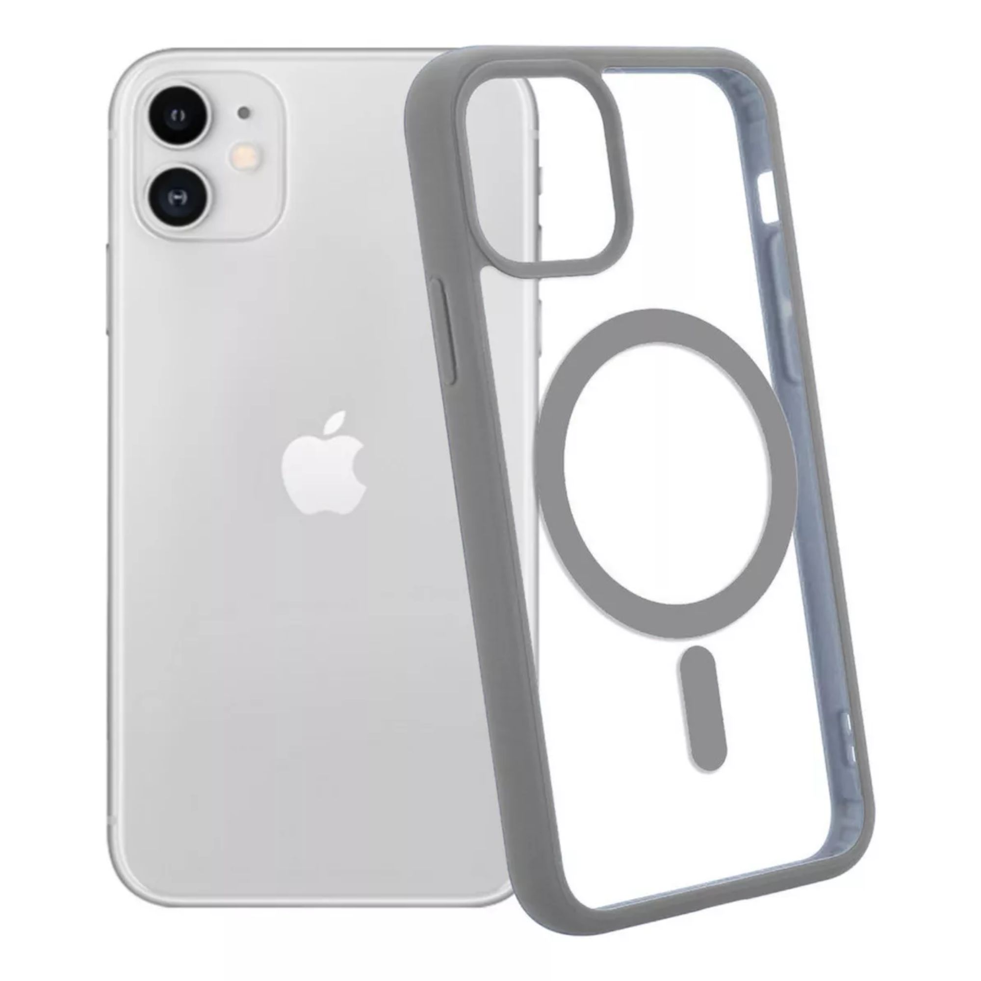 Funda Transparente Clear Case Color Para Iphone 16 plus / Titanio natural
