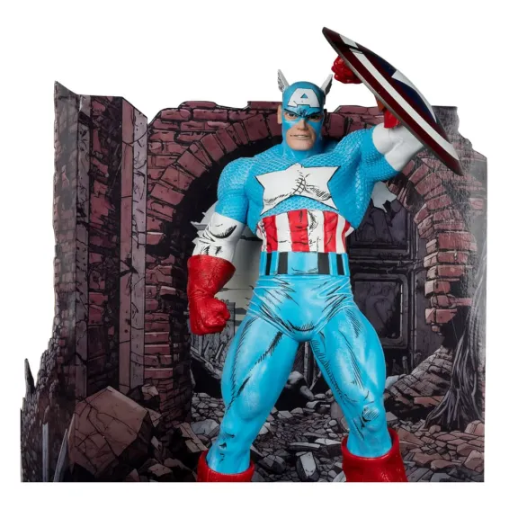 Marvel Comics Captain America (The Amazing Spider-Man #323) 1/6 Scale Figure