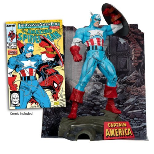 Marvel Comics Captain America (The Amazing Spider-Man #323) 1/6 Scale Figure