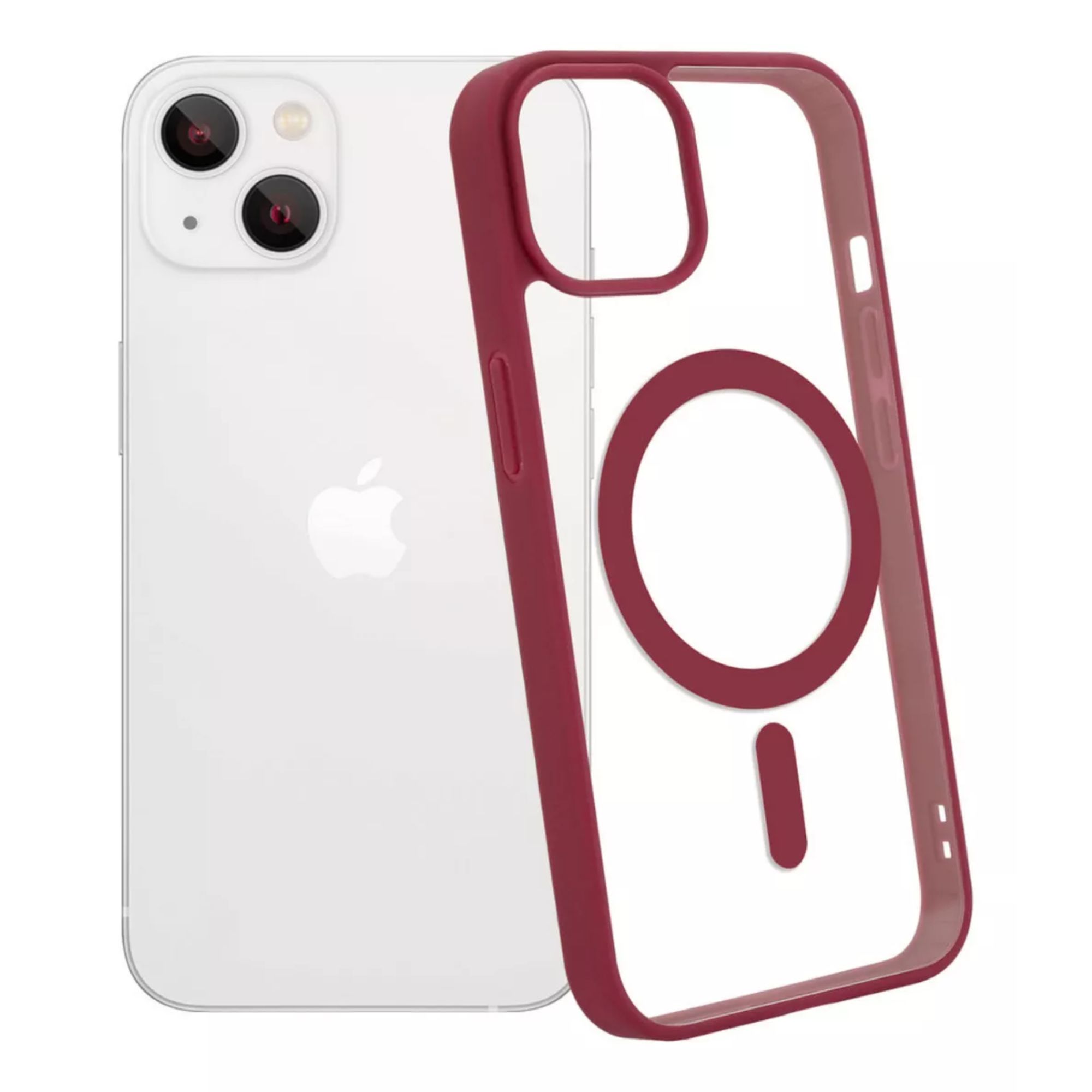 Funda Transparente Clear Case Color Para Iphone 16 pro max / Vino