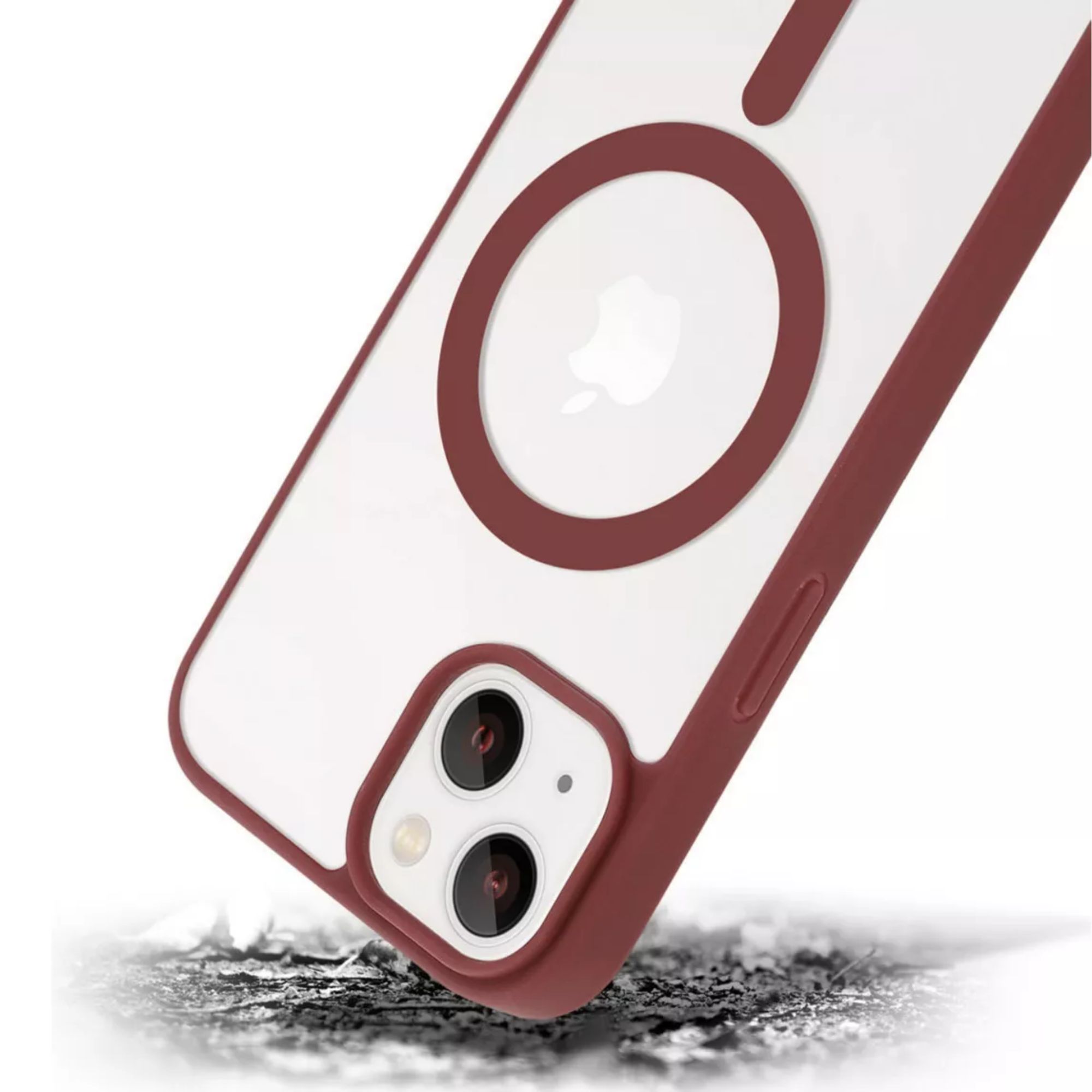 Funda Transparente Clear Case Color Para Iphone 16 pro max / Vino