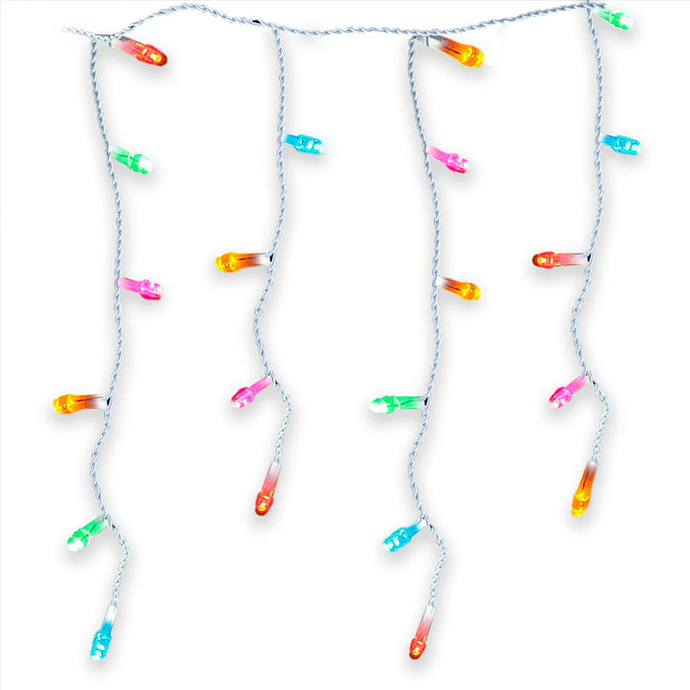 Cascada de Luces Navideñas Led 200 Focos Luz Multicolor brillante
