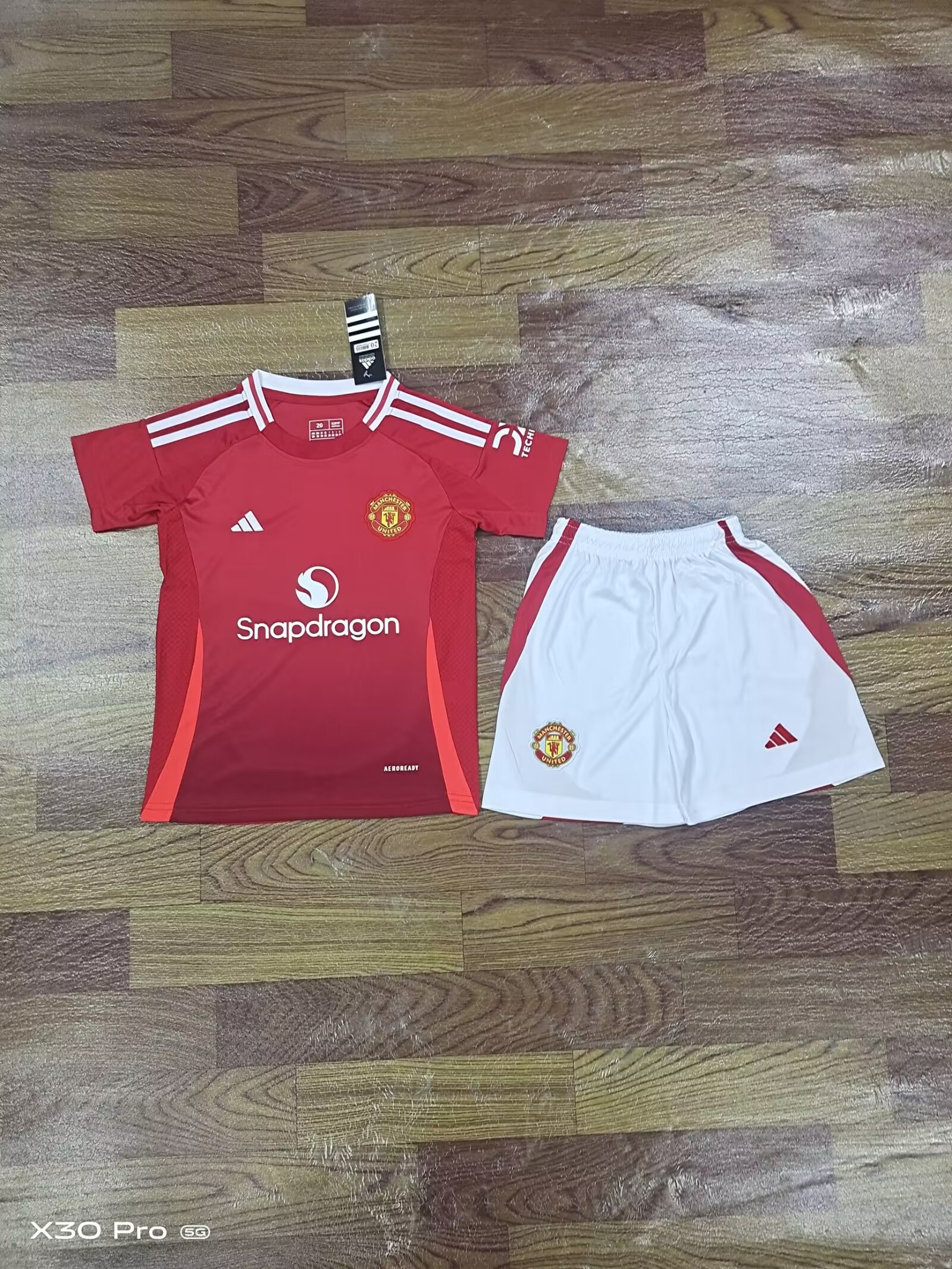 Nuevo! Jersey Manchester United 2024/2025 Titular Local Rojo Niño Premier Talla 4 - 5 años
