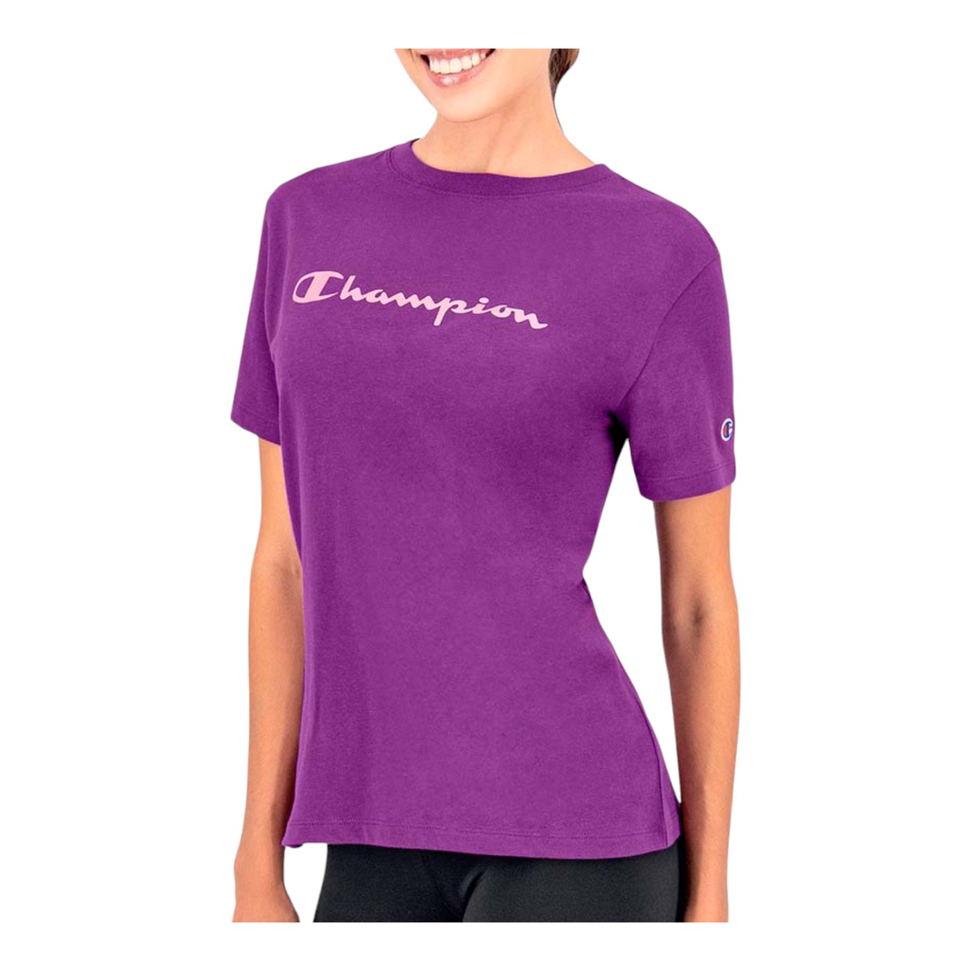 Camiseta Playeras Moradas Playera Manga Corta De Color Morado Con