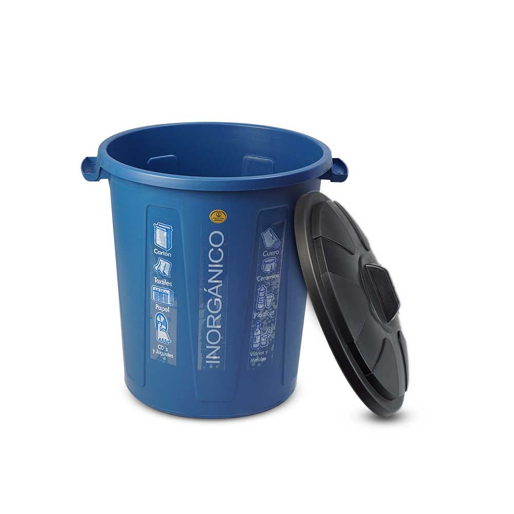 Practibote Cesto Contenedor Para Basura 55l Inorganico