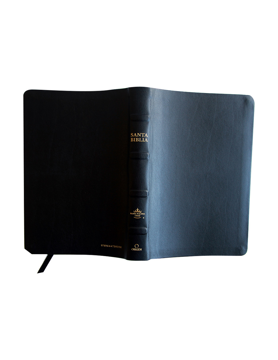 Título: Biblia RVR 1960 Letra Grande Tamaño Manual Edición: Piel Premier, Negro