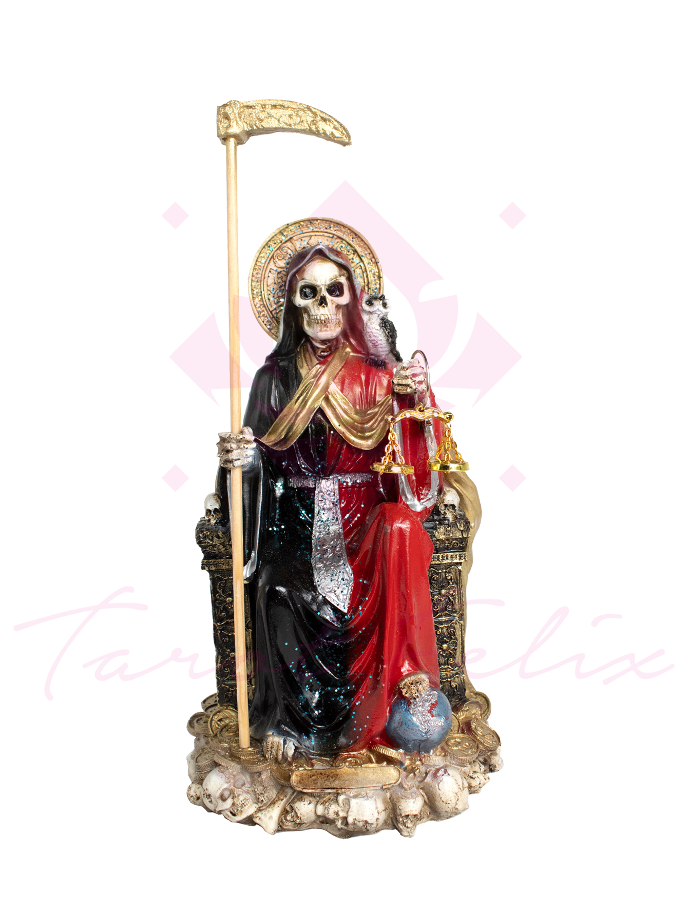  "Santa Suprema Reversible: Neutraliza Maleficios y Chismes con la Protección del Búho + Libro Esotérico "
