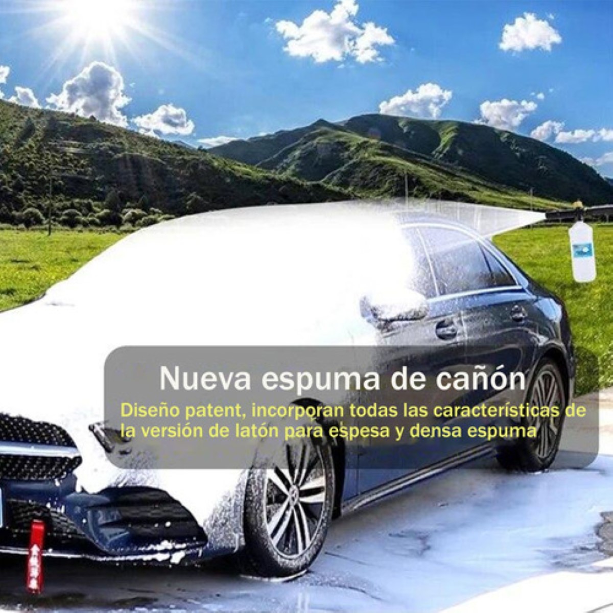 Foam Lance Lanza De Espuma Para Nieve Portatil Para Koblenz blanco