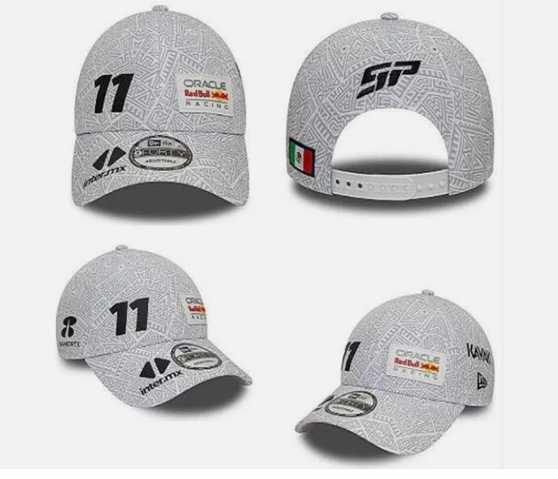 Formidable! Gorra Red Bull Racing Sergio Checo Perez 11 Gris