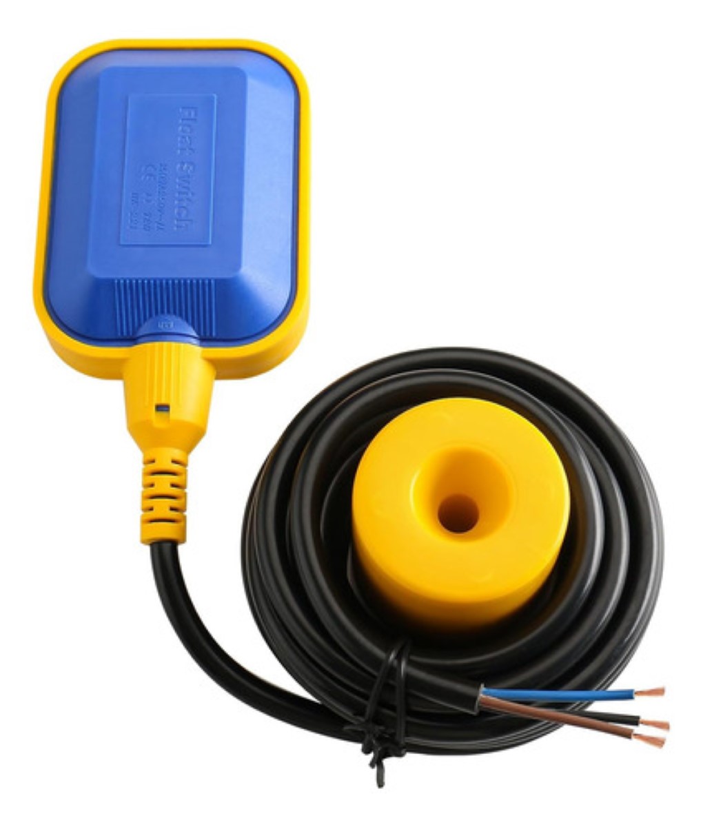 Flotador Eléctrico Electronivel Tinaco Cisterna 6m Cable AMARILLO NEGRO AZUL