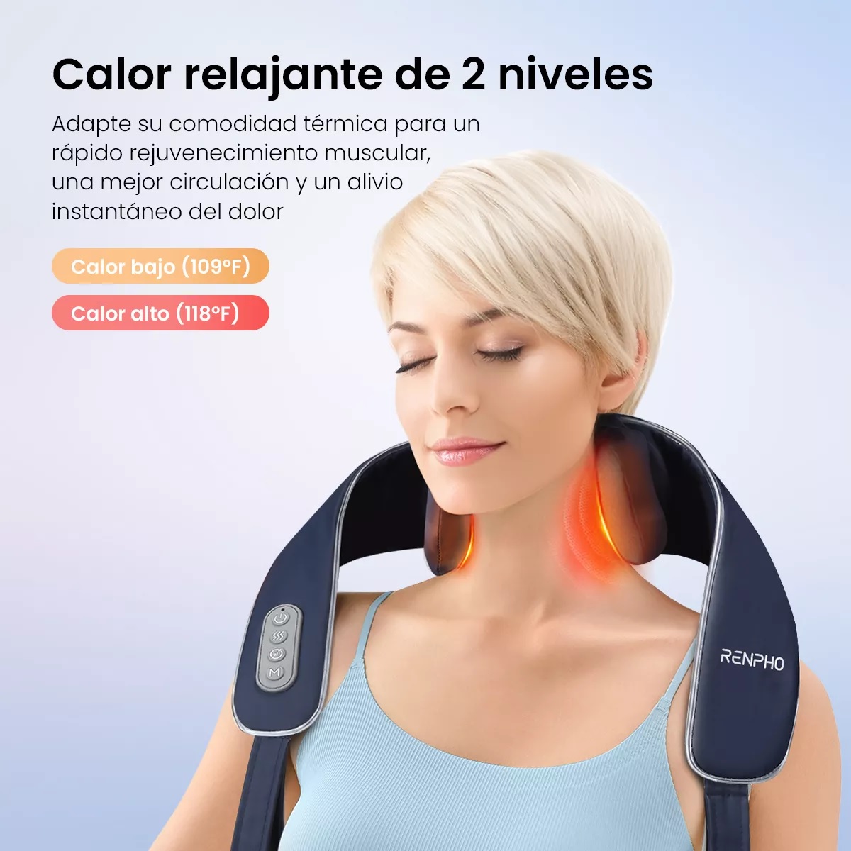 Masajeador Electrico Cuello Hombro Full Body Recargable 6d