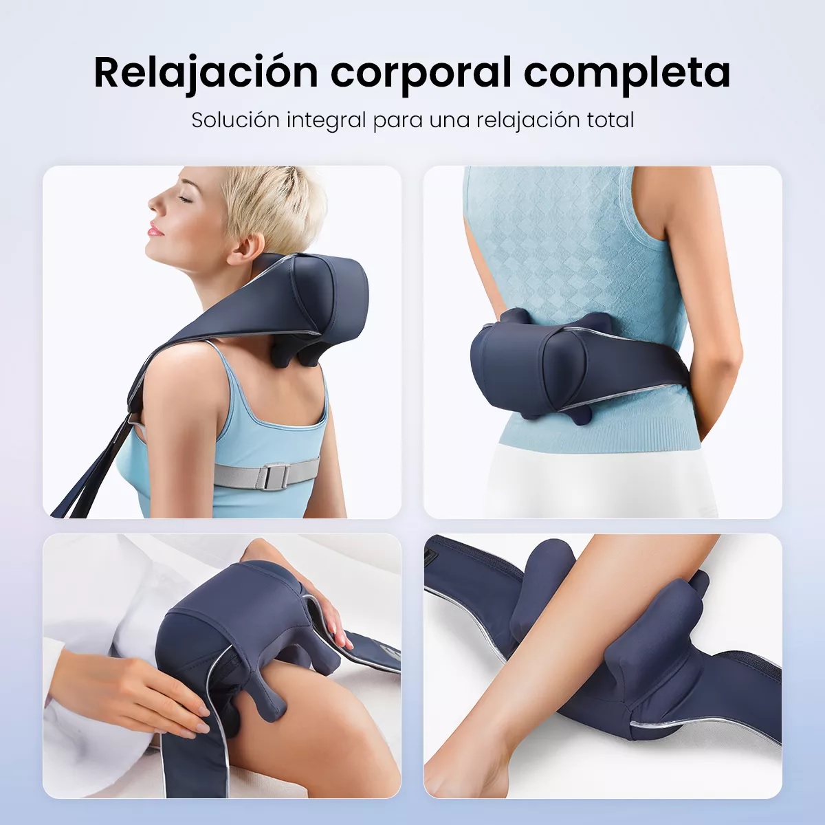 Masajeador Electrico Cuello Hombro Full Body Recargable 6d
