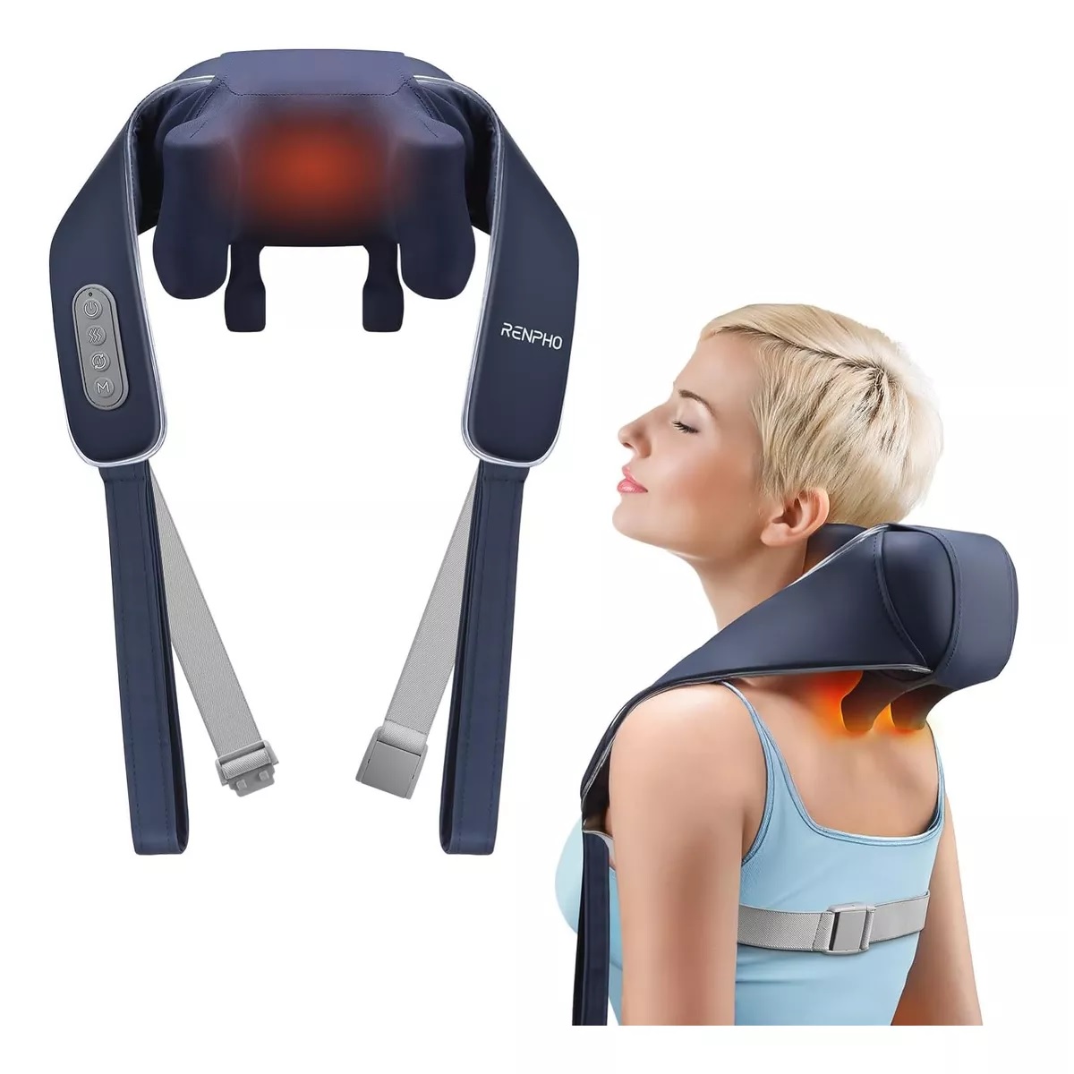 Masajeador Electrico Cuello Hombro Full Body Recargable 6d