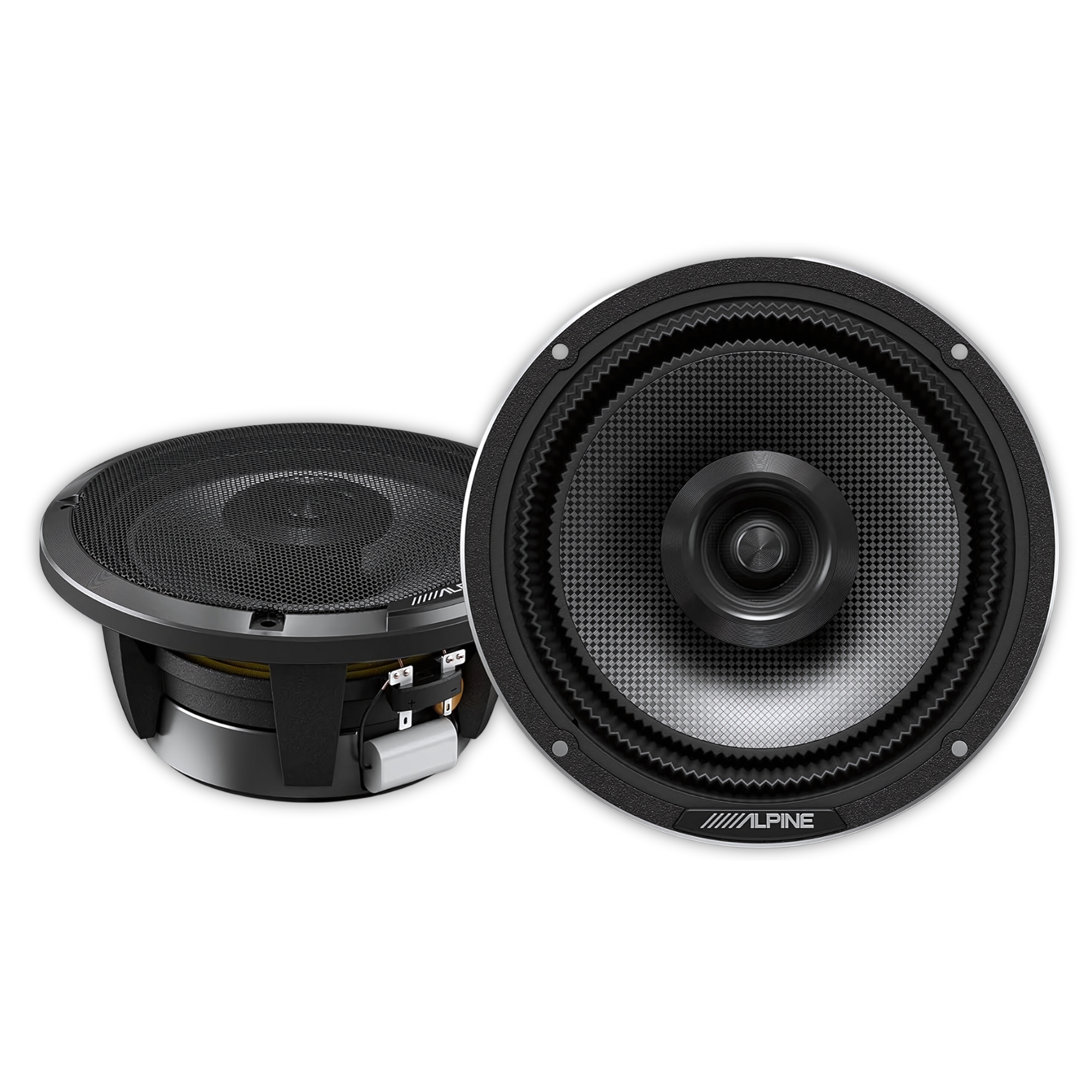 Par De Bocinas Alpine HDZ-65 6.5 PLG Hi-Res Audio 300 W Max