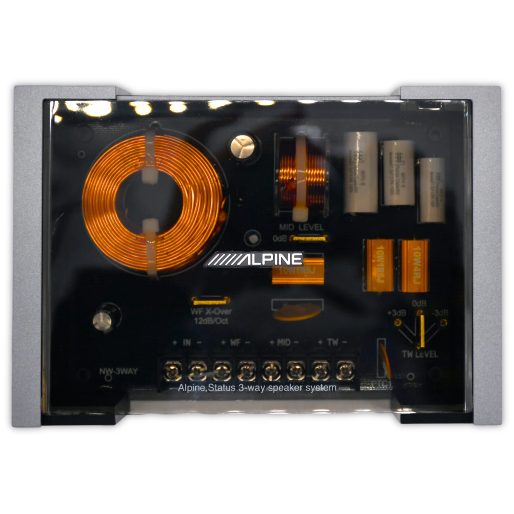 Set de Medios Alpine HDZ-653 Hi-Res 6.5 PLG 3 Vias 300W Máx