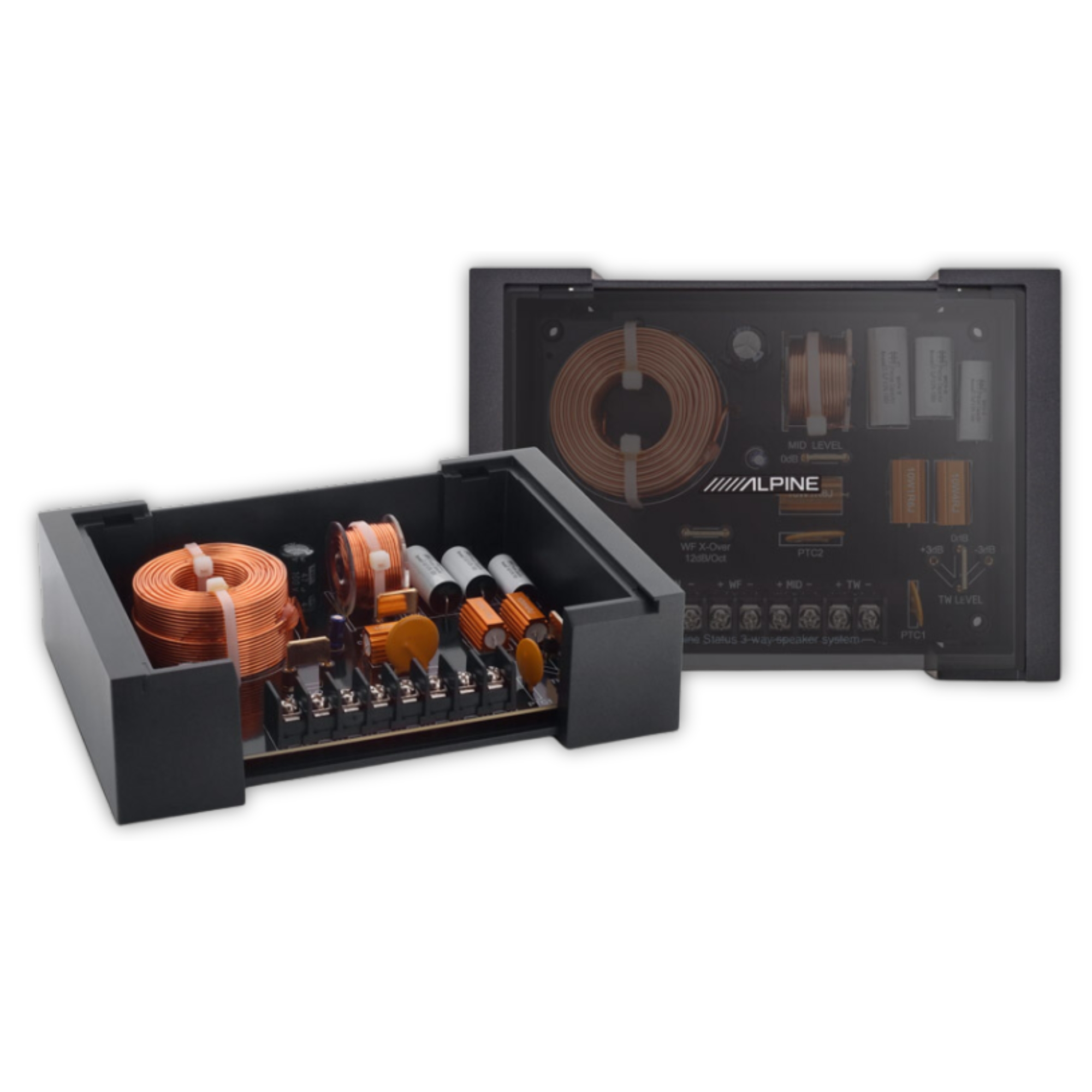 Set de Medios Alpine HDZ-653 Hi-Res 6.5 PLG 3 Vias 300W Máx