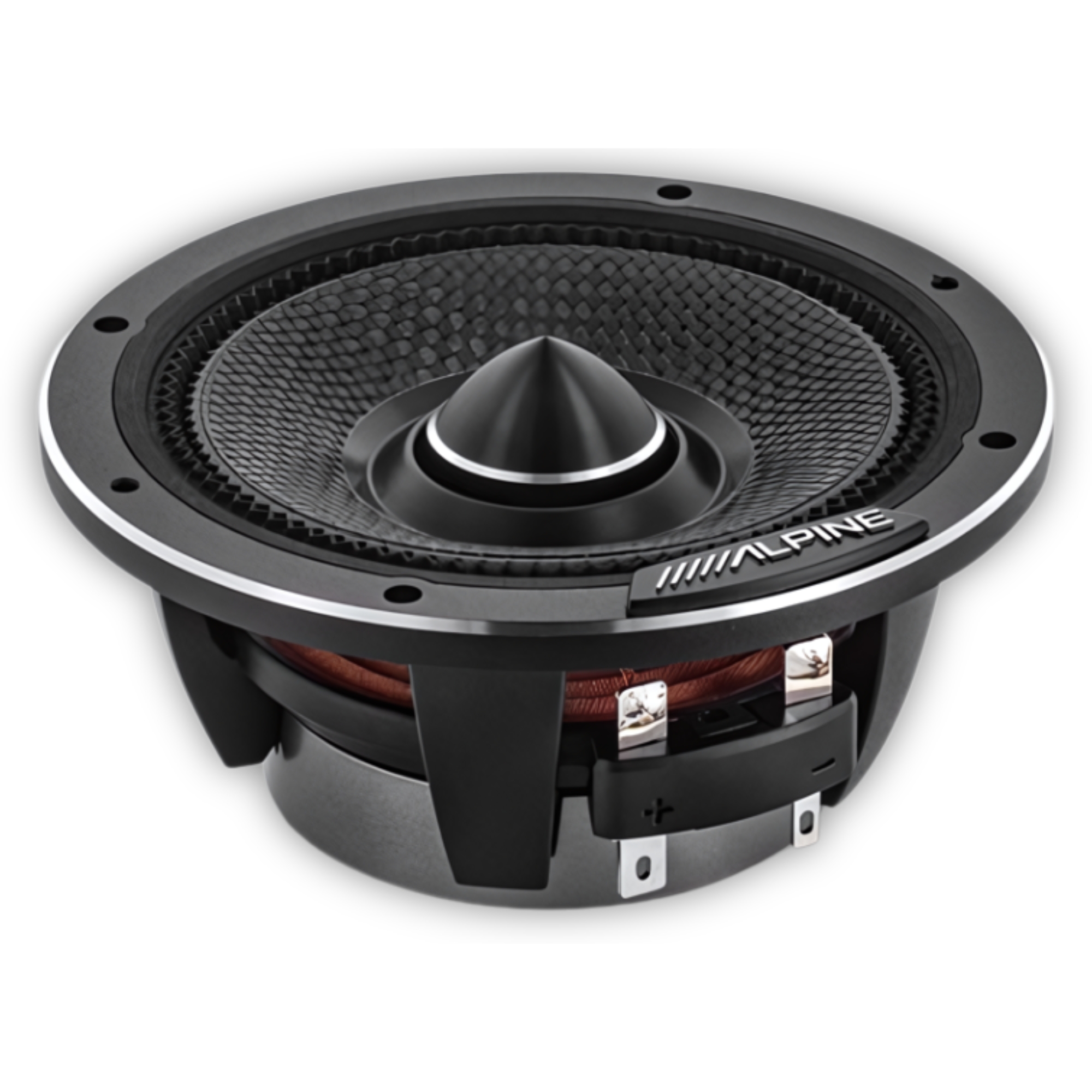 Set de Medios Alpine HDZ-653 Hi-Res 6.5 PLG 3 Vias 300W Máx