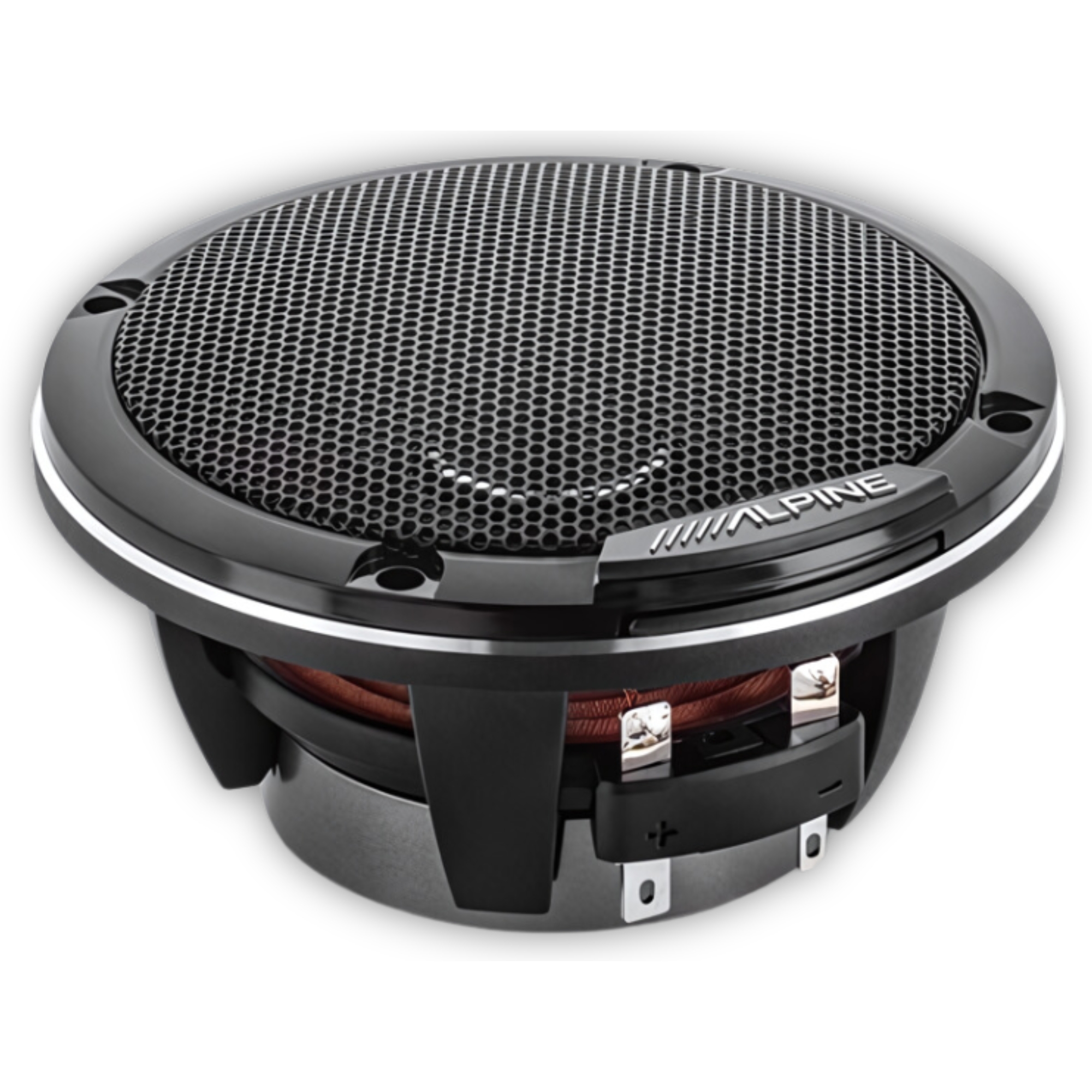 Set de Medios Alpine HDZ-653 Hi-Res 6.5 PLG 3 Vias 300W Máx