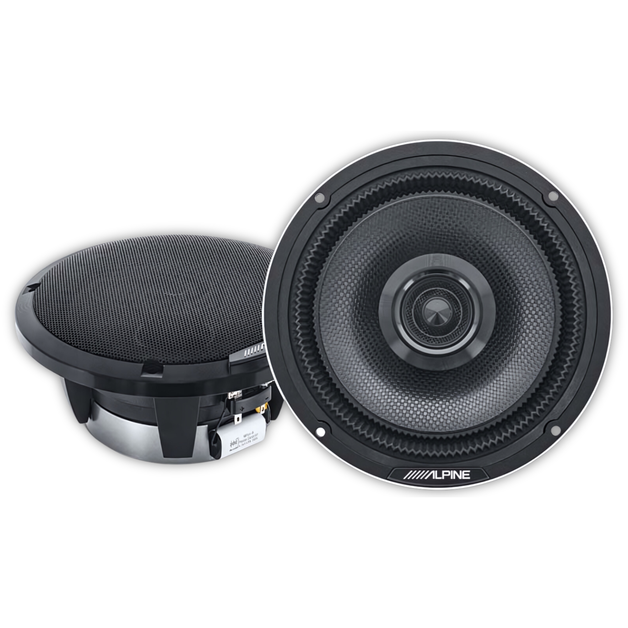 Par De Bocinas Alpine HDZ-65 6.5 PLG Hi-Res Audio 300 W Max