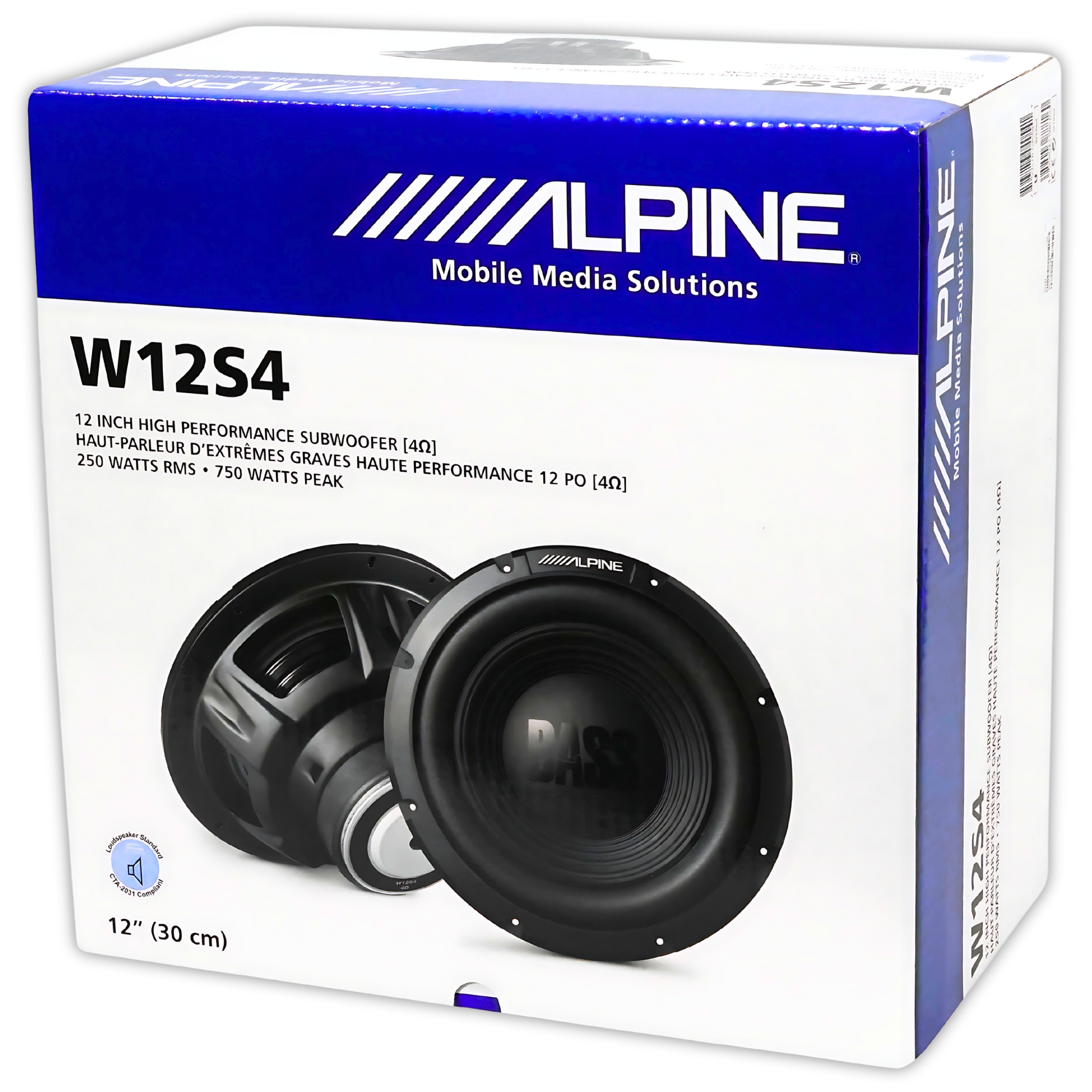Subwoofer Alpine 12 PLG Línea Bass Sonido Potente 750W