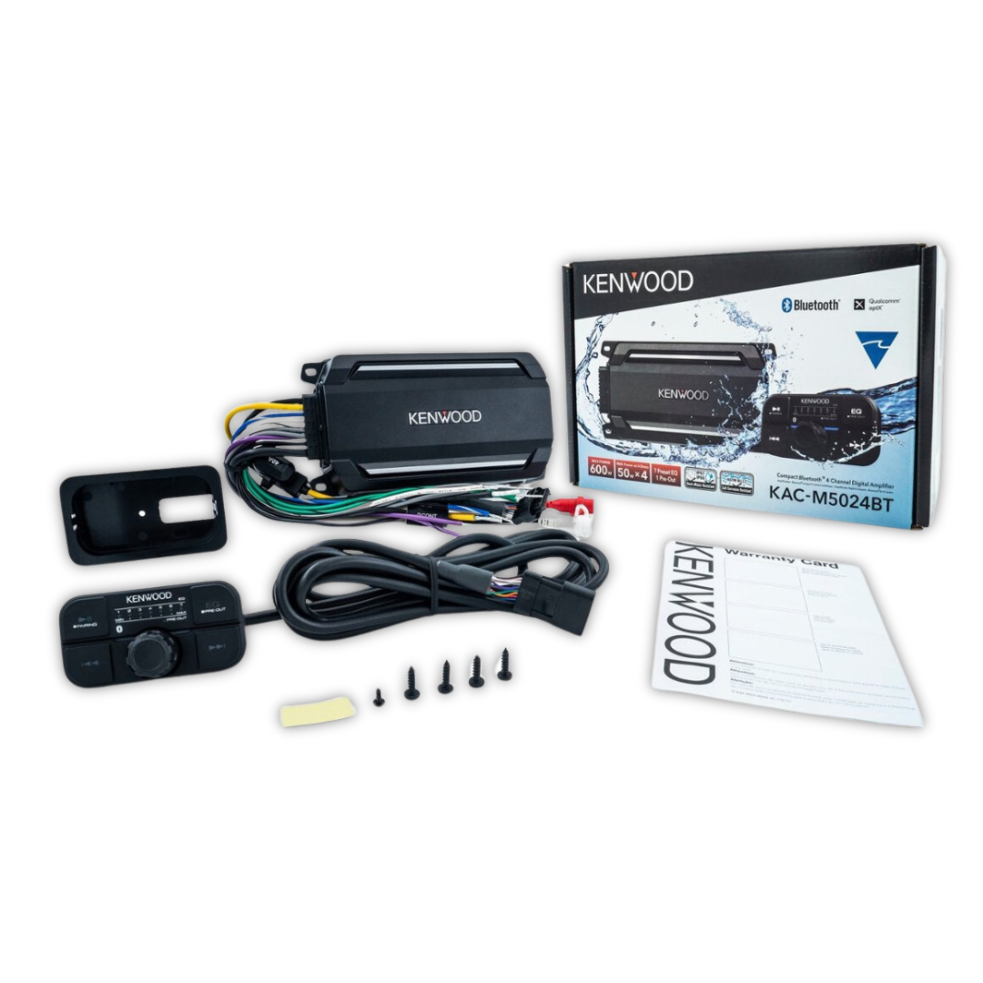 Amplificador Kenwood KACM5024BT De 4 Canales