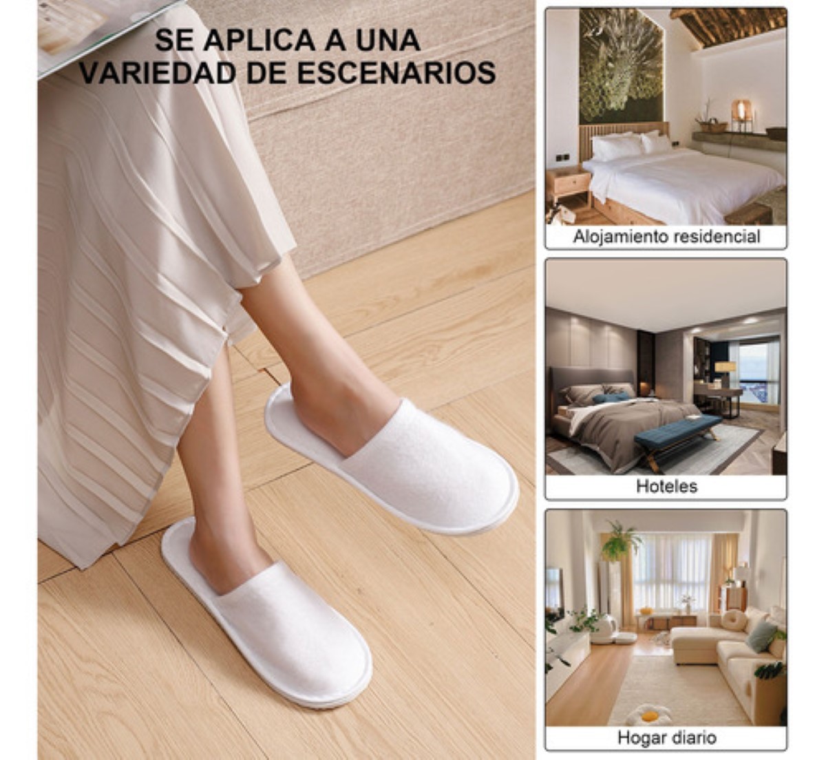 Pantuflas para Boda Para Imprimir O Sublimar, 30 Pares Blancos