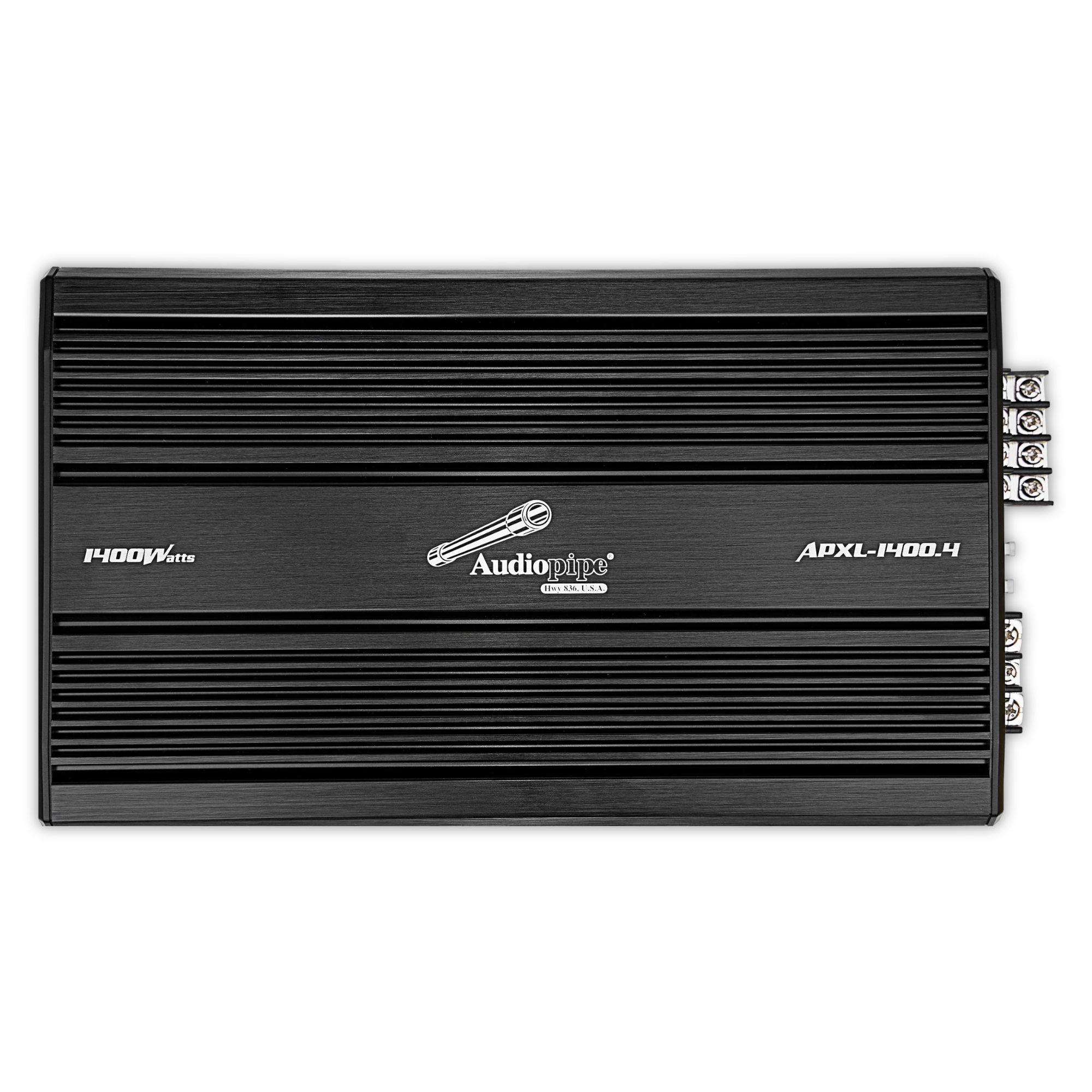 Amplificador Audiopipe 4 Canales 1400W Clase AB APXL14004