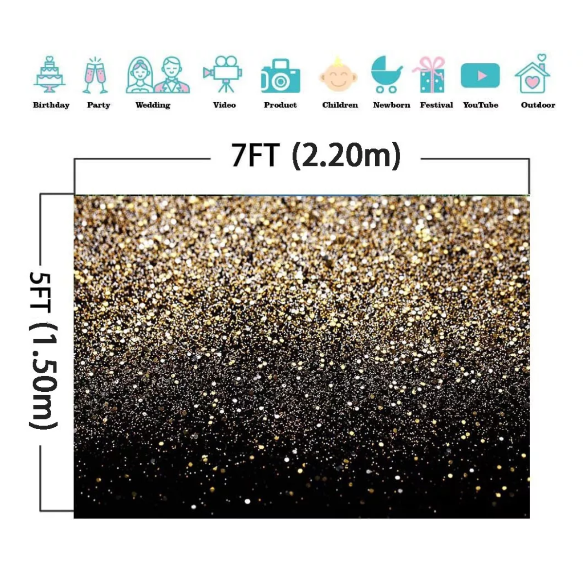 Fondos Fotográficos De Vinilo Diseño De Puntos De Brillo