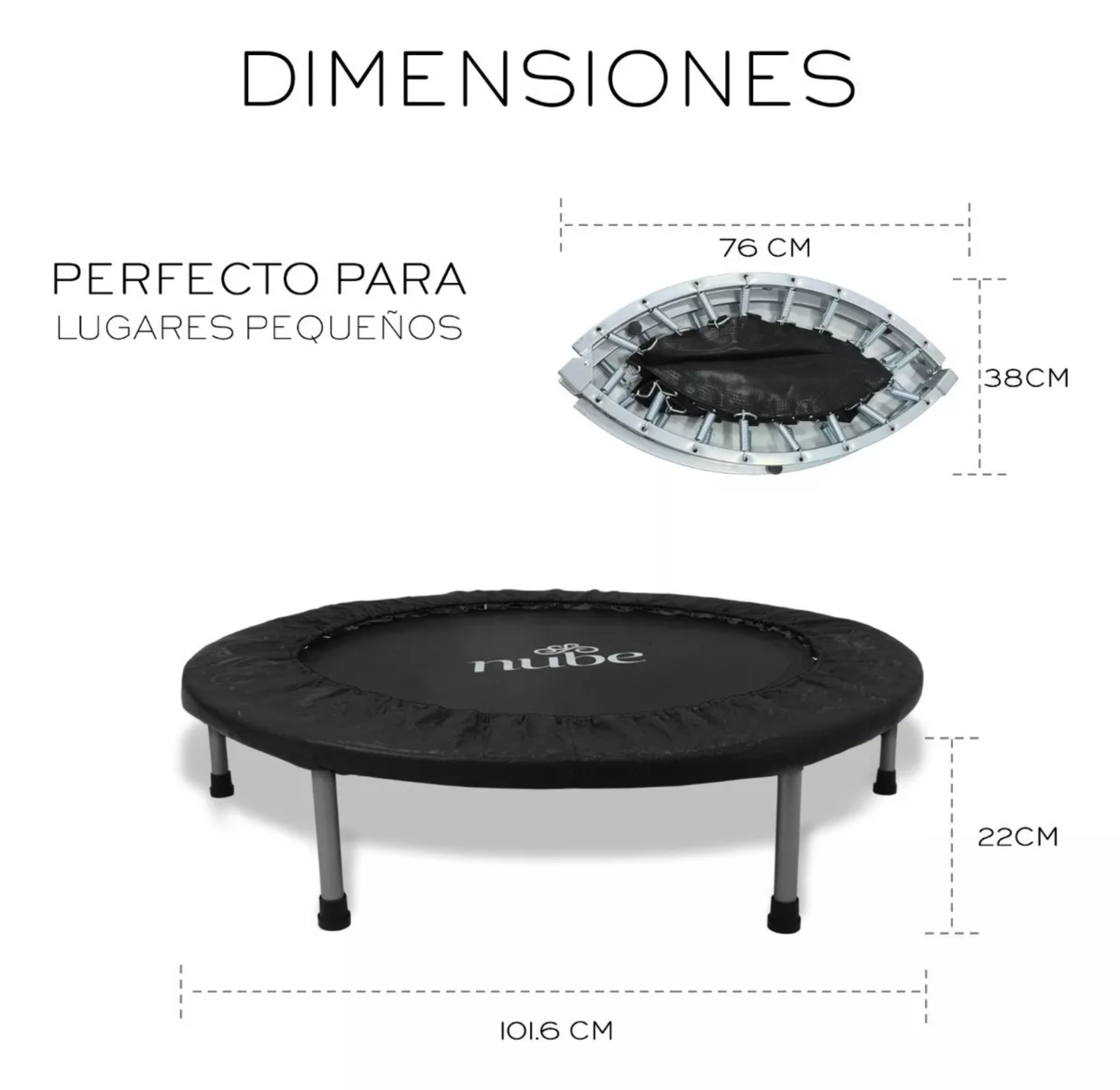 Trampolín Brincolín Para Aeróbicos Fitness Jumping Ejercicio