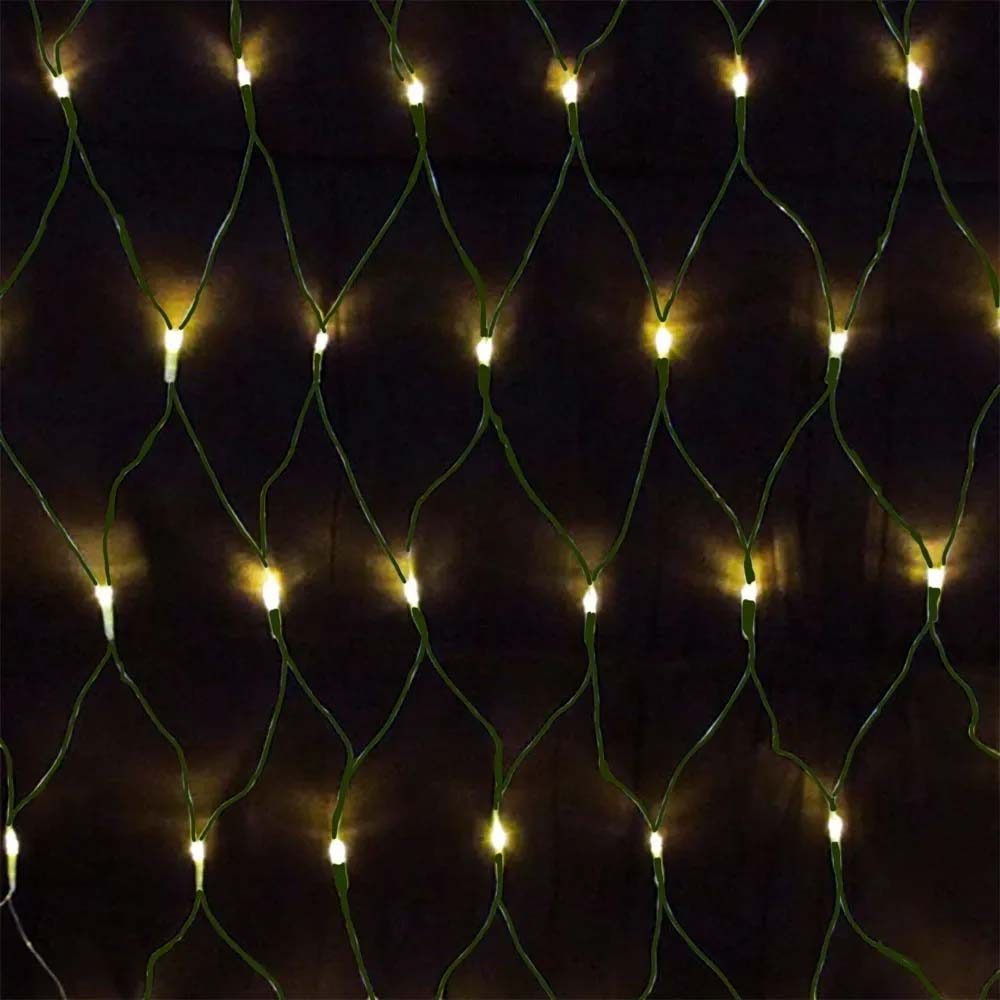 Red de Luces Navideñas Led 320 Focos Luz Cálida brillante