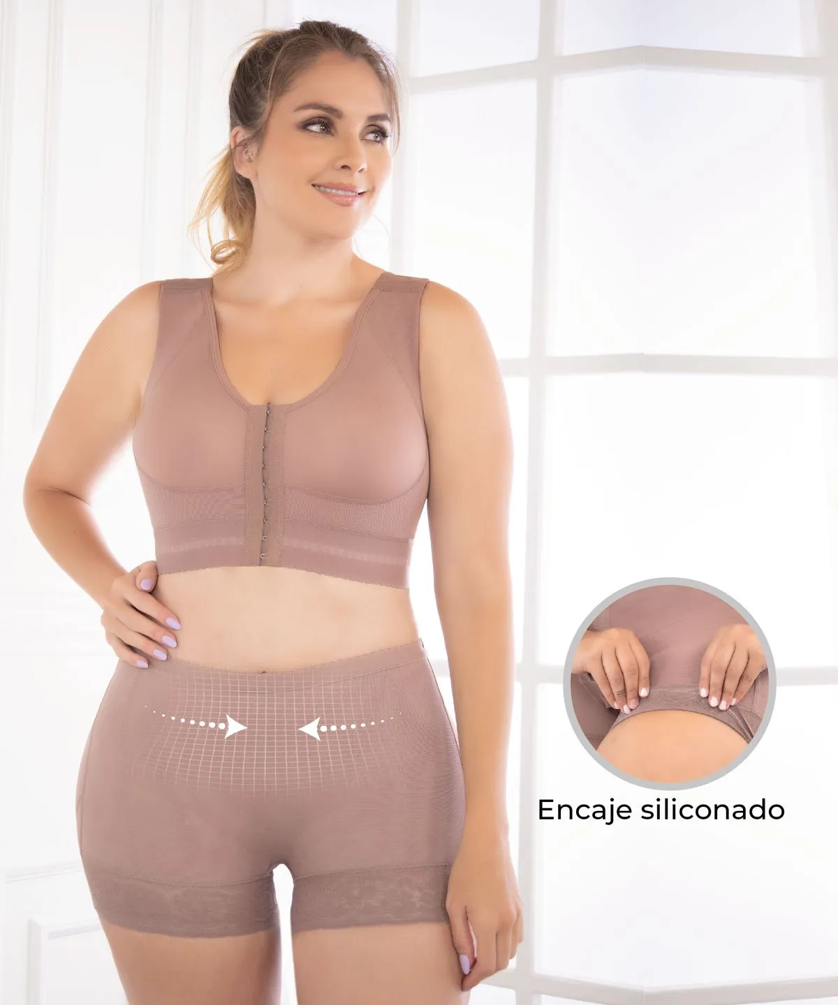 Fajas Colombianas Panty SHORT con Realce Extra Levanta Glúteos Control Abdomen Original