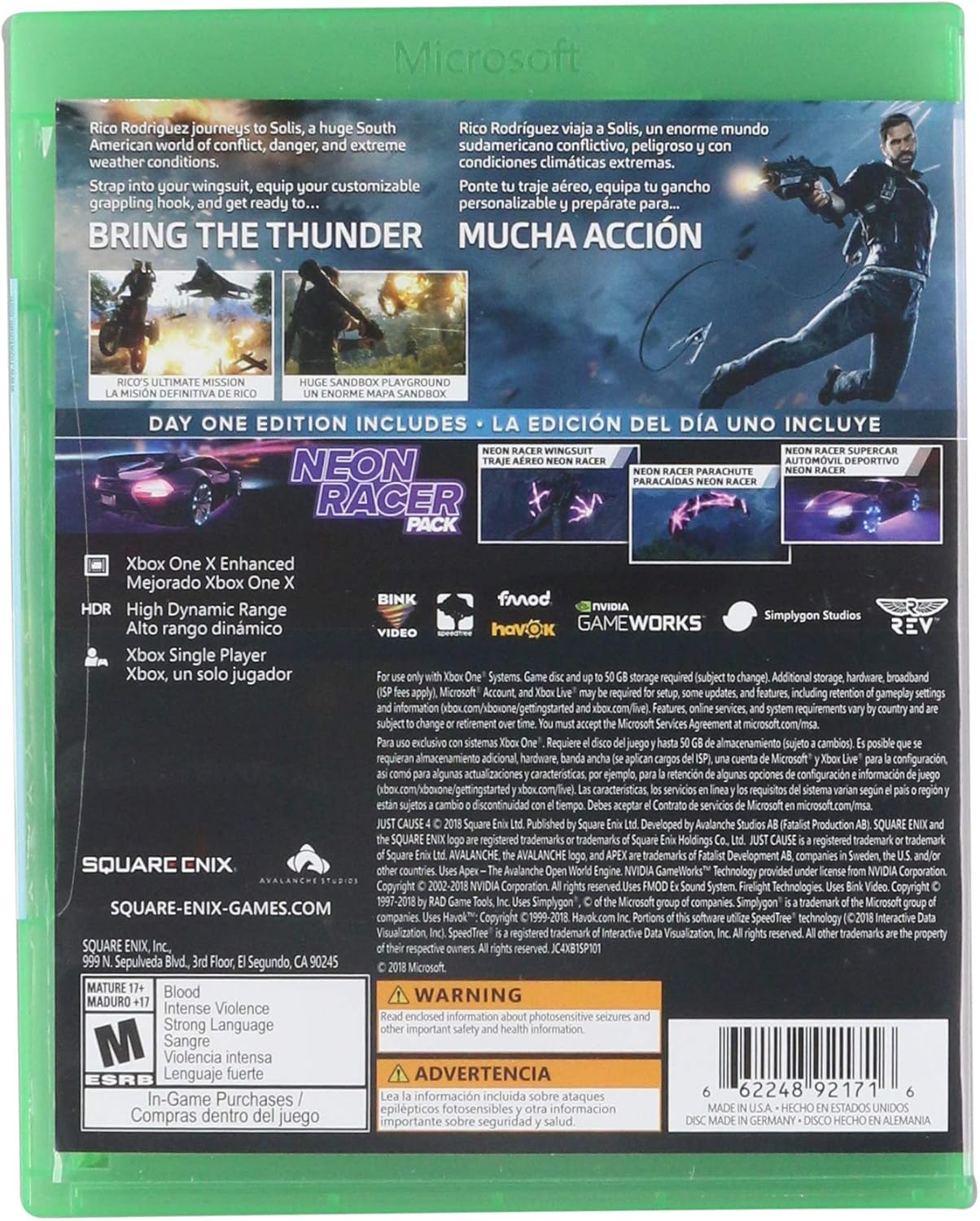 Just Cause 4 - Day-one Edition - Xbox One