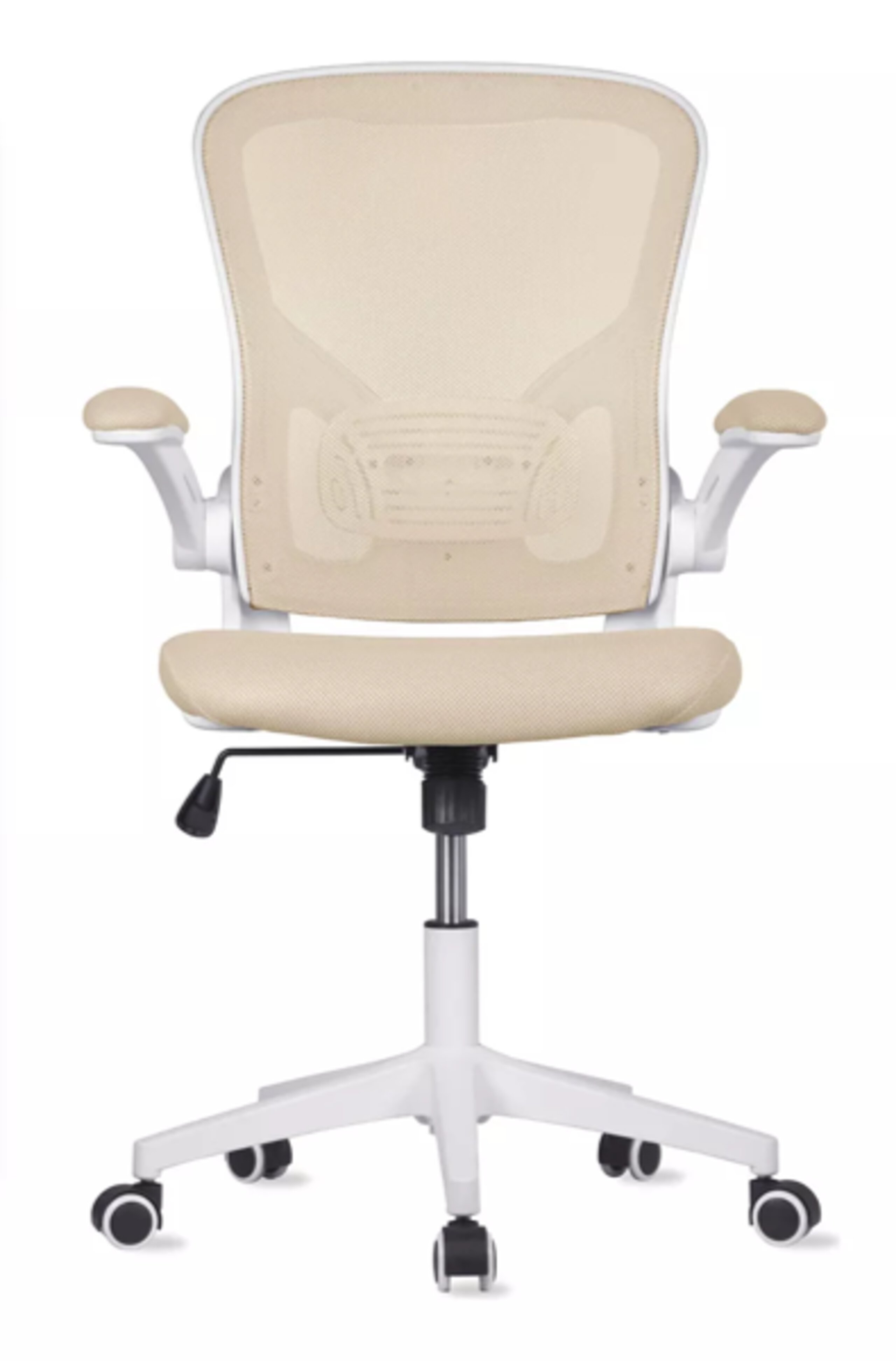 Silla Oficina Cosmo, Ejecutiva De Escritorio Ergonómica Color Beige champagne