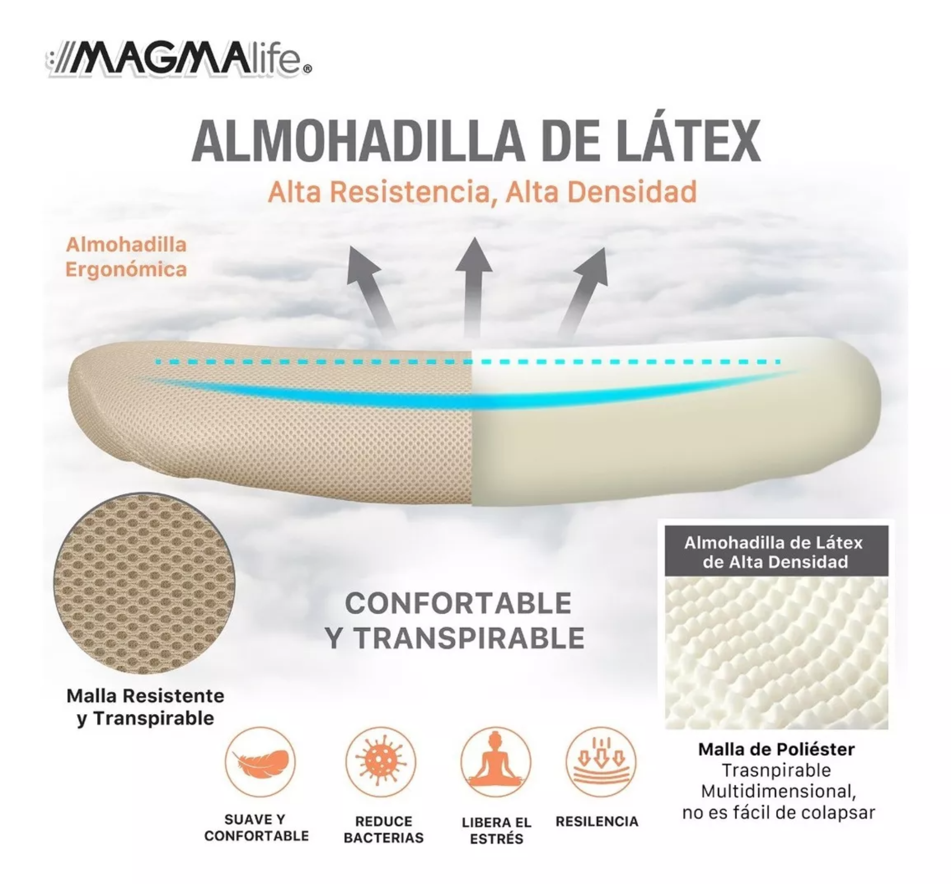Silla Oficina Cosmo, Ejecutiva De Escritorio Ergonómica Color Beige champagne