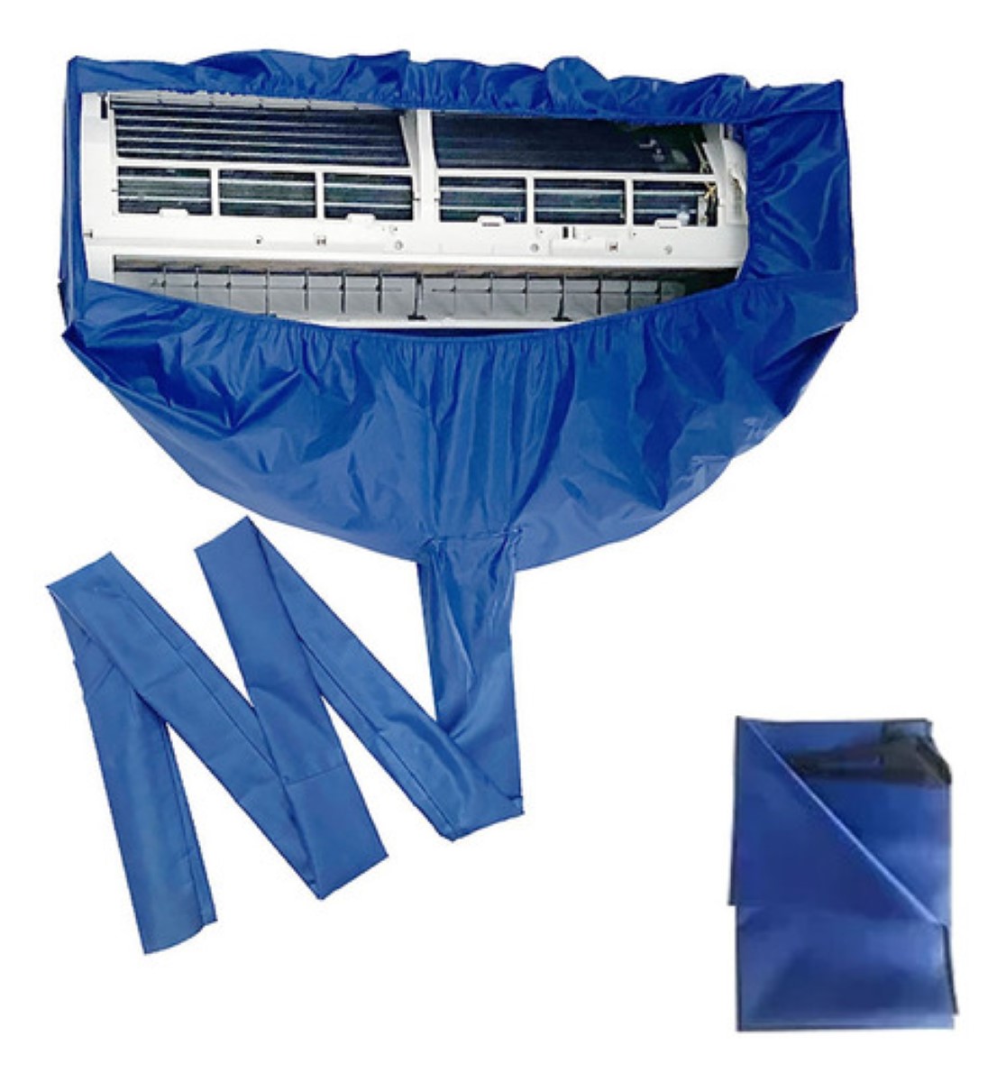 Bolsa Mantenimiento Impermeable Para Minisplit De 1-2.5 Ton azul