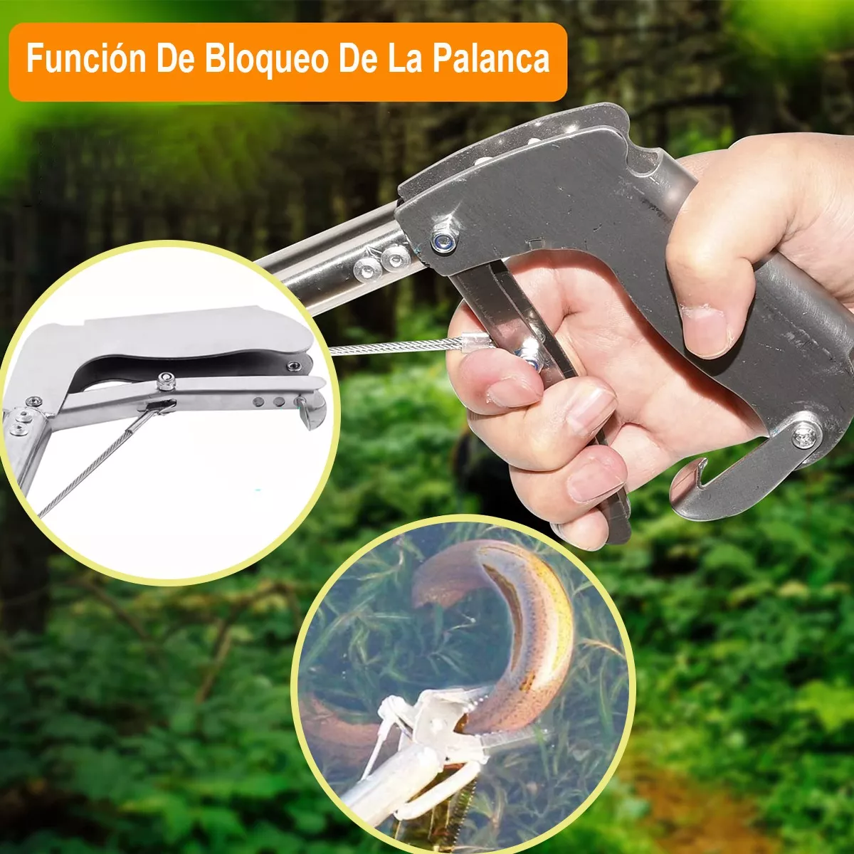 Pinzas Herpetológicas Para Vivoras Serpientes Plegable