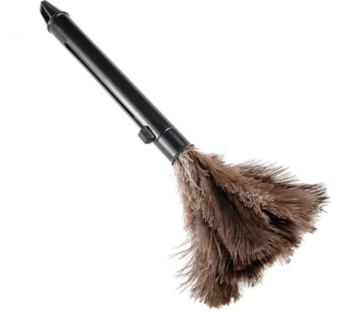 Plumero De Plumas, Plumas De Avestruz Natural Para El Polvo negro cafe 