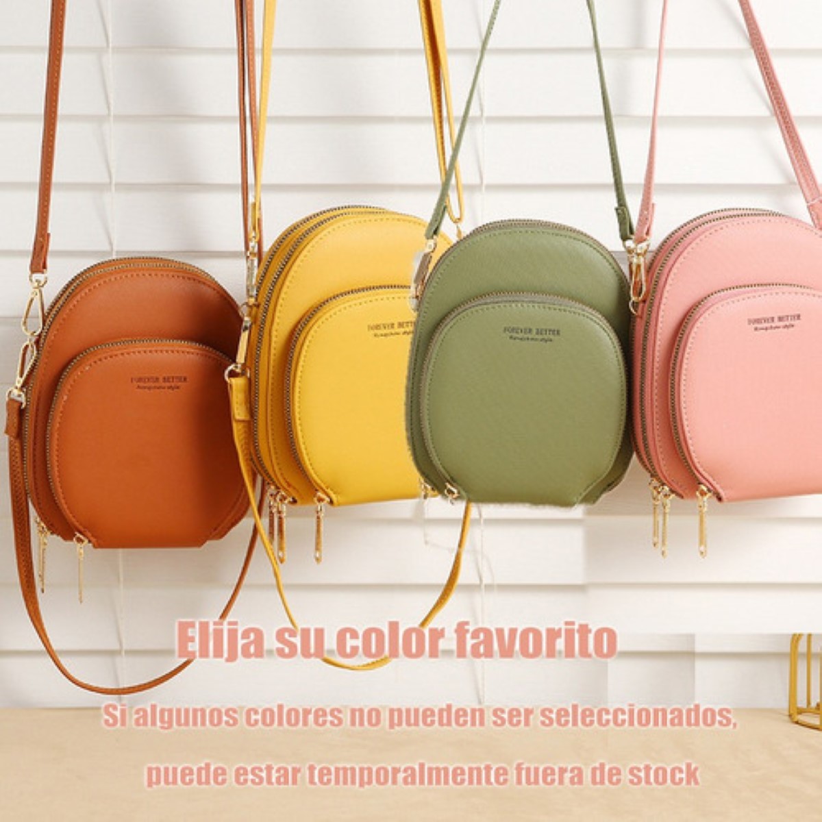 Bolsa De Hombro Redonda Para Mujer Bolso De Mujer Gris